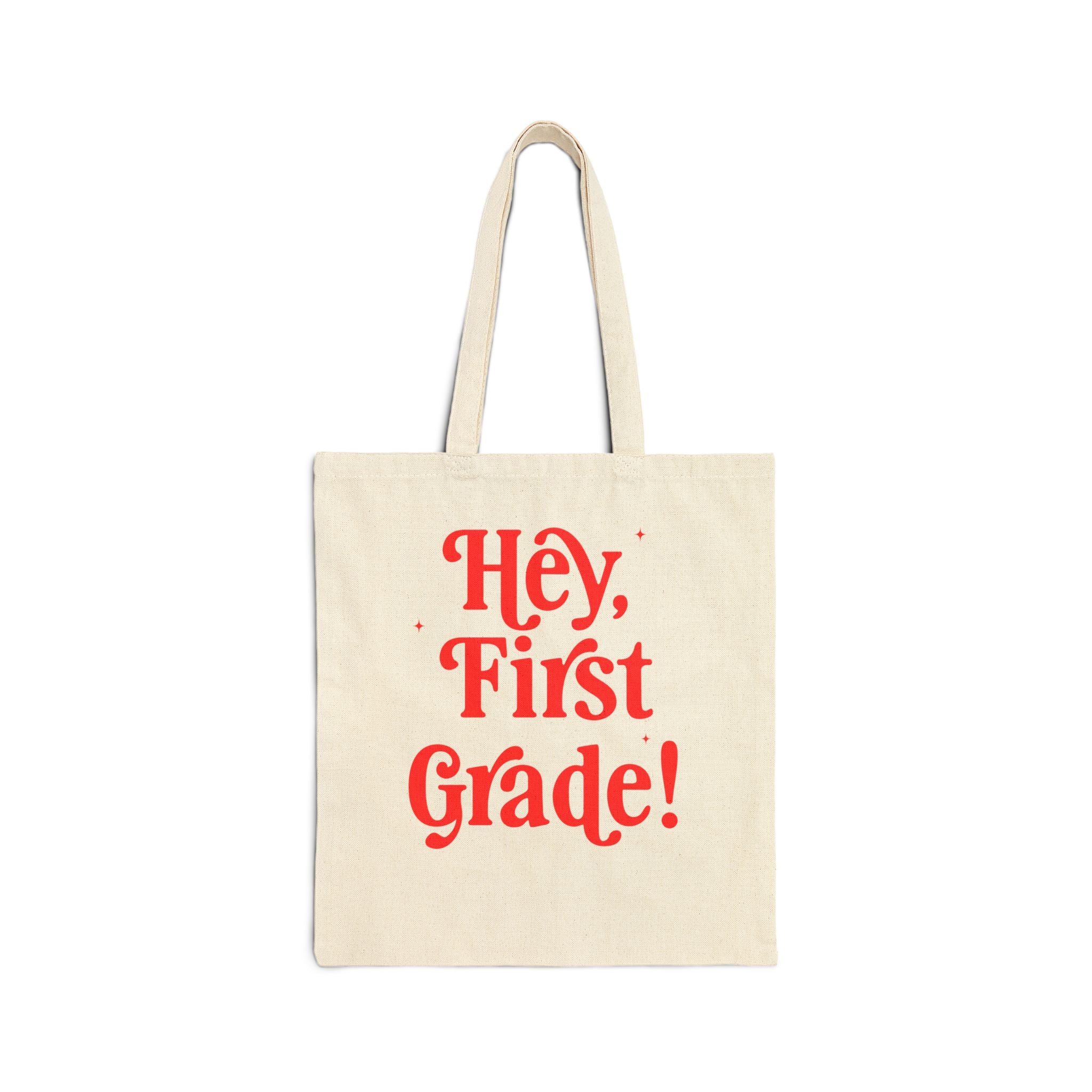 Hey First Grade Back to School Matching Teacher Tote, Cute First Grade Teacher Team or First Grade Team Tote Bag, Paraprofessional Gift