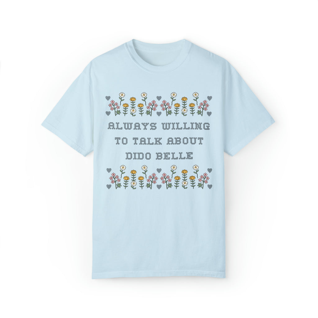 Floral History Tee Shirt: Always Willing to Talk About Dido Belle