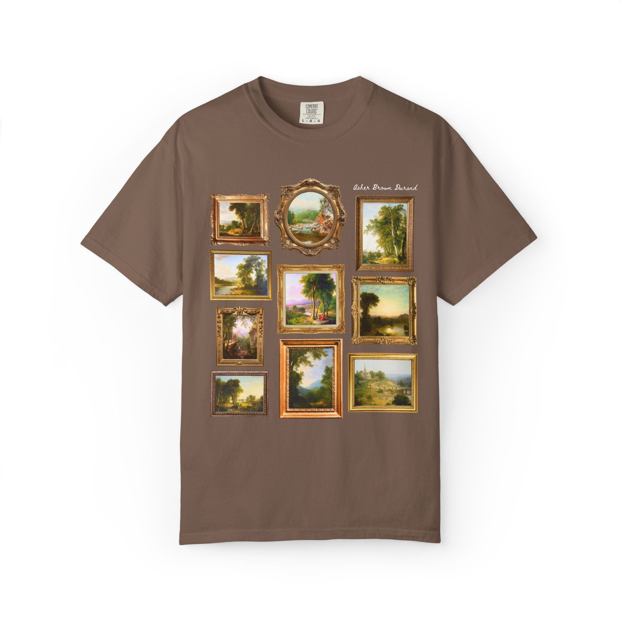 Asher Brown Durand Art History Lover Tee Shirt: Famous Paintings, History of Hudson River School Art Movement, Famous American Landscapes