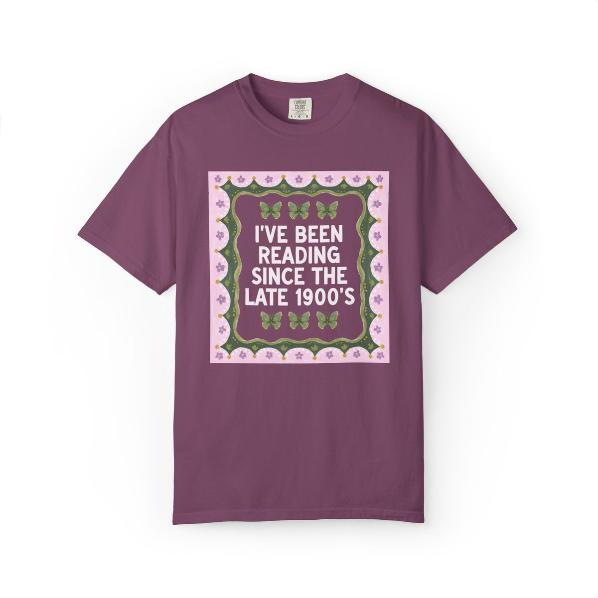I've Been Reading Since the Late 1900's Funny Book Lover T-Shirt for 40th Birthday or Reader Born in the 1990s, Silly Fiction Literature Tee