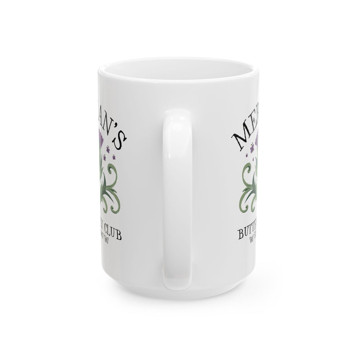 Merian's Butterfly Club, Established 1647: Maria Sibylla Merian Botany History Coffee Mug for Insect Lover or Entomologist, Butterly Lover Gift