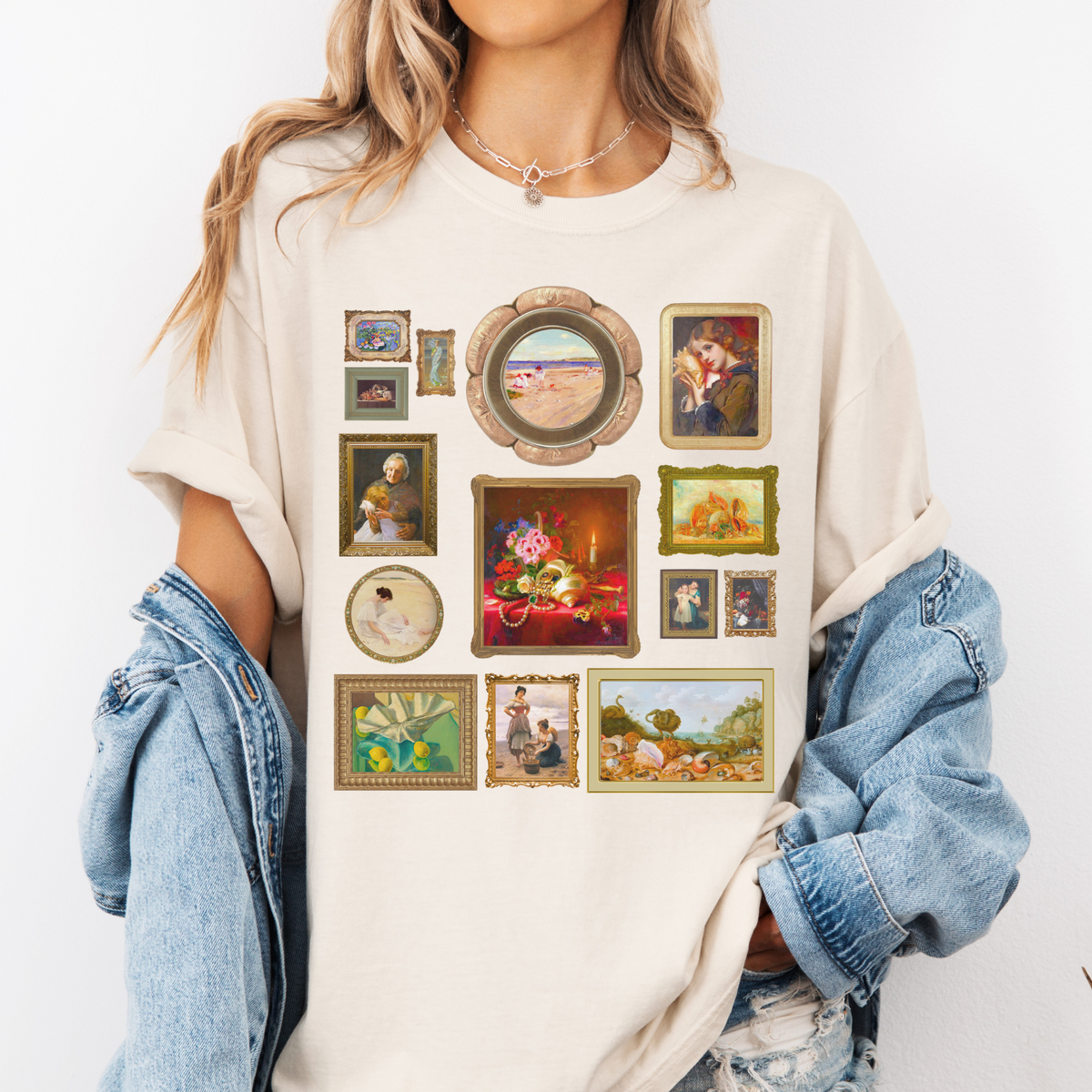 Seashell Art History T-Shirt