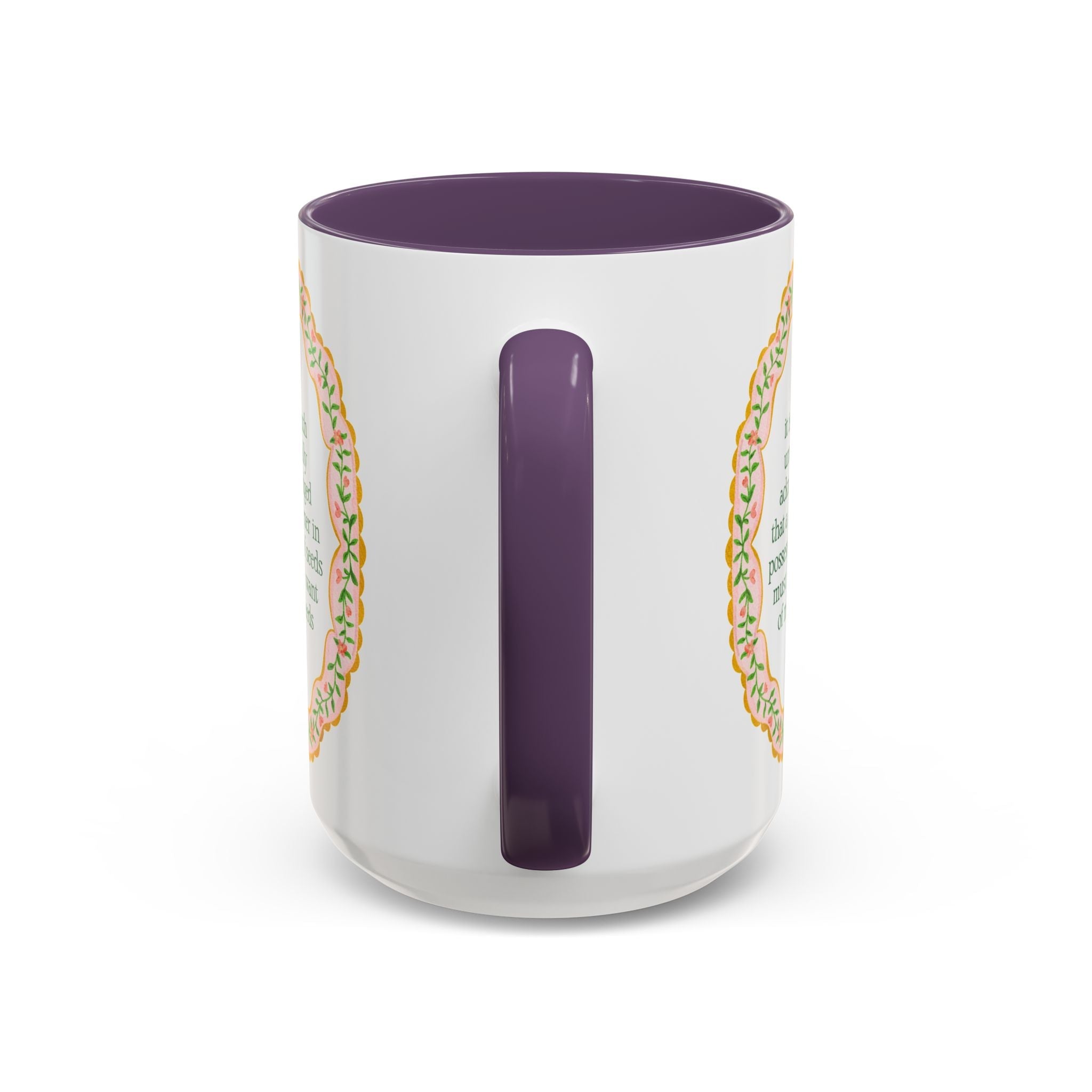 A Gardener Must Be in Want of More Seeds: Cute Pride and Prejudice Coffee Mug for Jane Austen Book Lover, Mother's Day Gift for Mom Who Gardens - Opal and June
