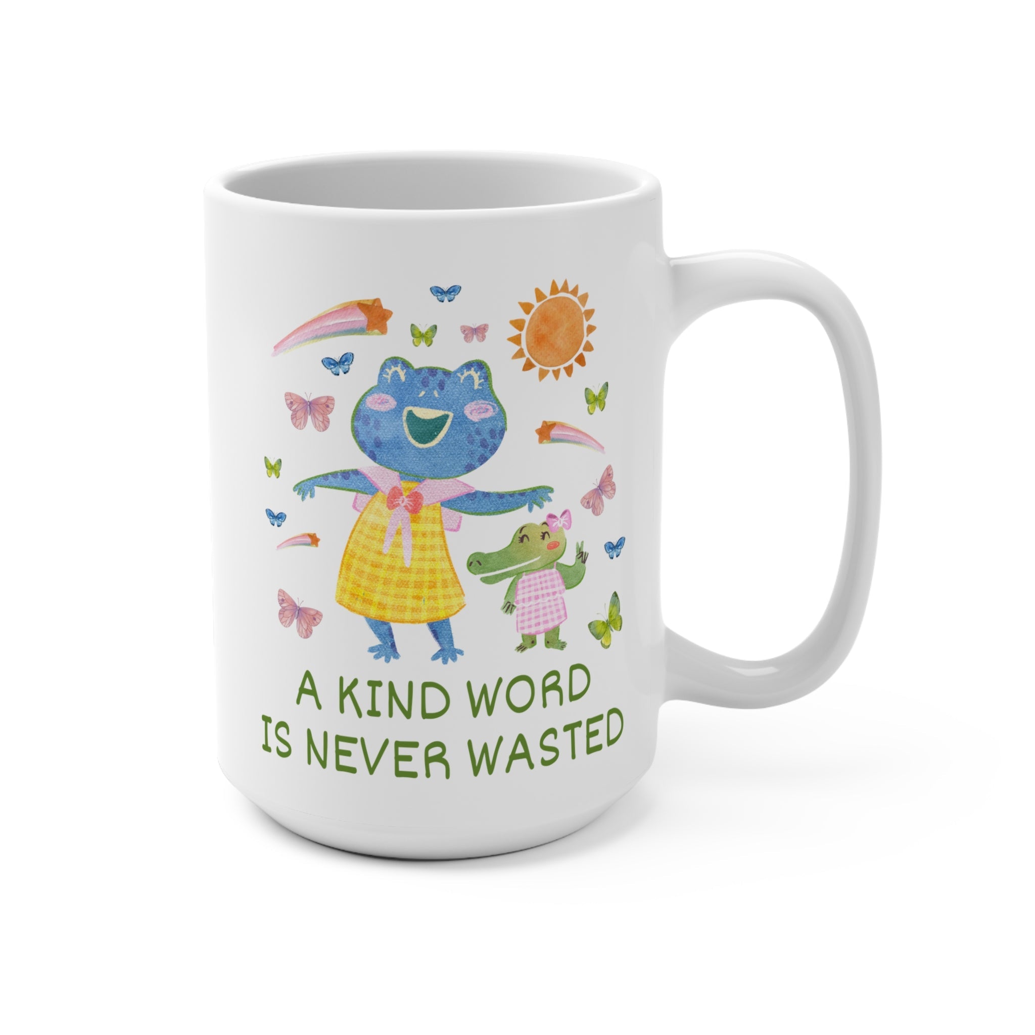A Kind Word Frog Mug - Opal and June
