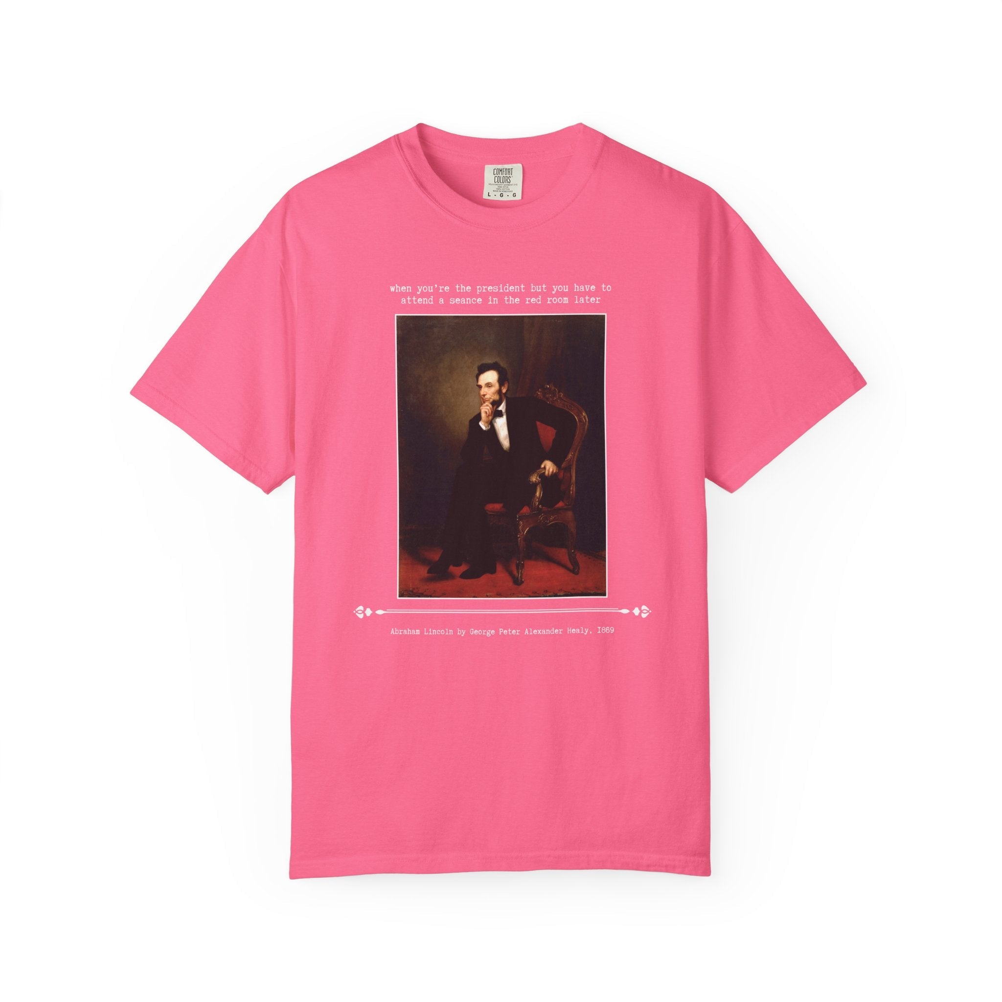 Abraham Lincoln by George Peter Alexander Healy, Funny Saying Art Historian Gift, Spooky American History Buff, 19th Century Famous Painting - Opal and June