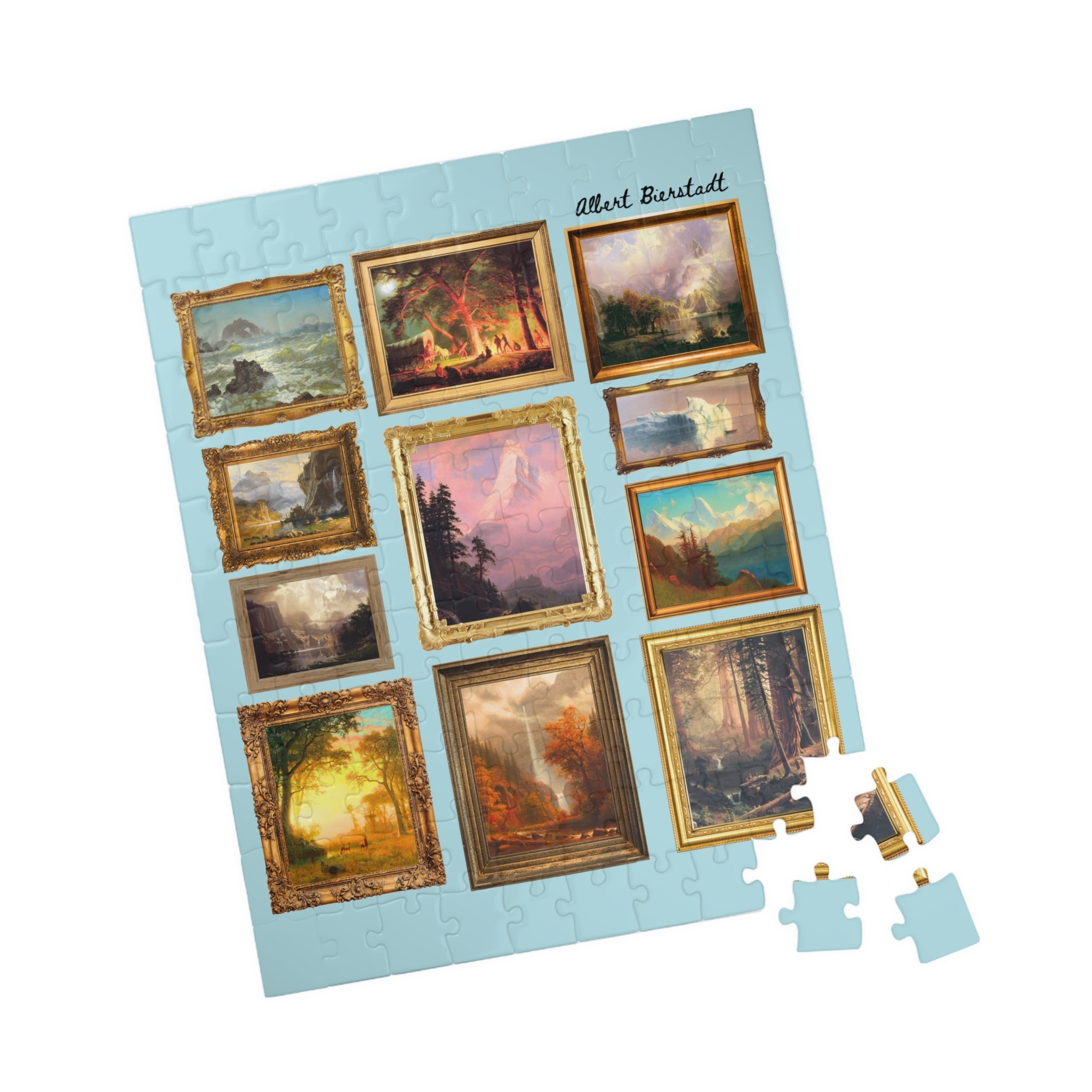 Albert Bierstadt Art History Puzzle - Opal and June