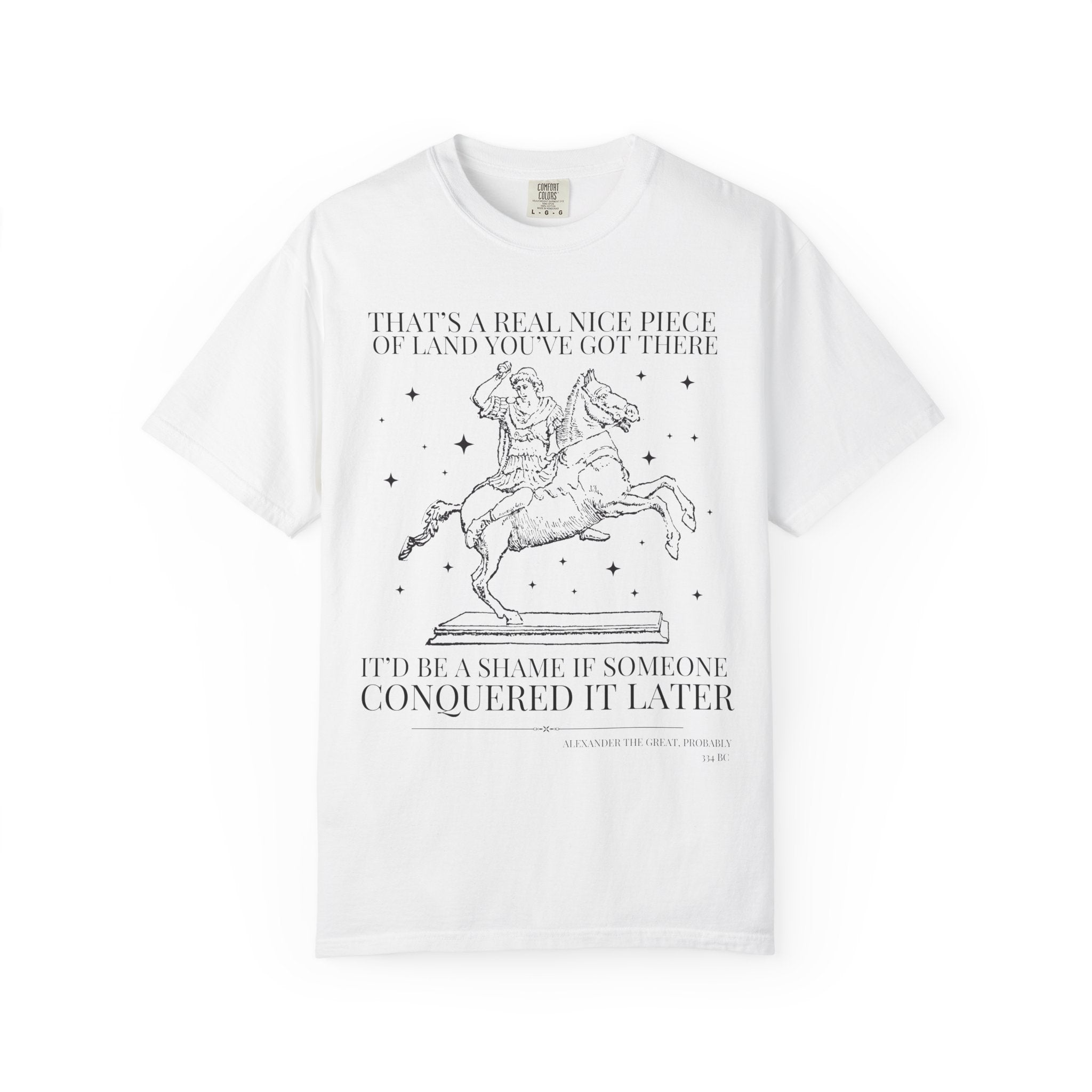 Alexander the Great King of Macedon Ancient History Teacher Tee Shirt, Funny Saying World History or Egyptian History Tee for History Major - Opal and June