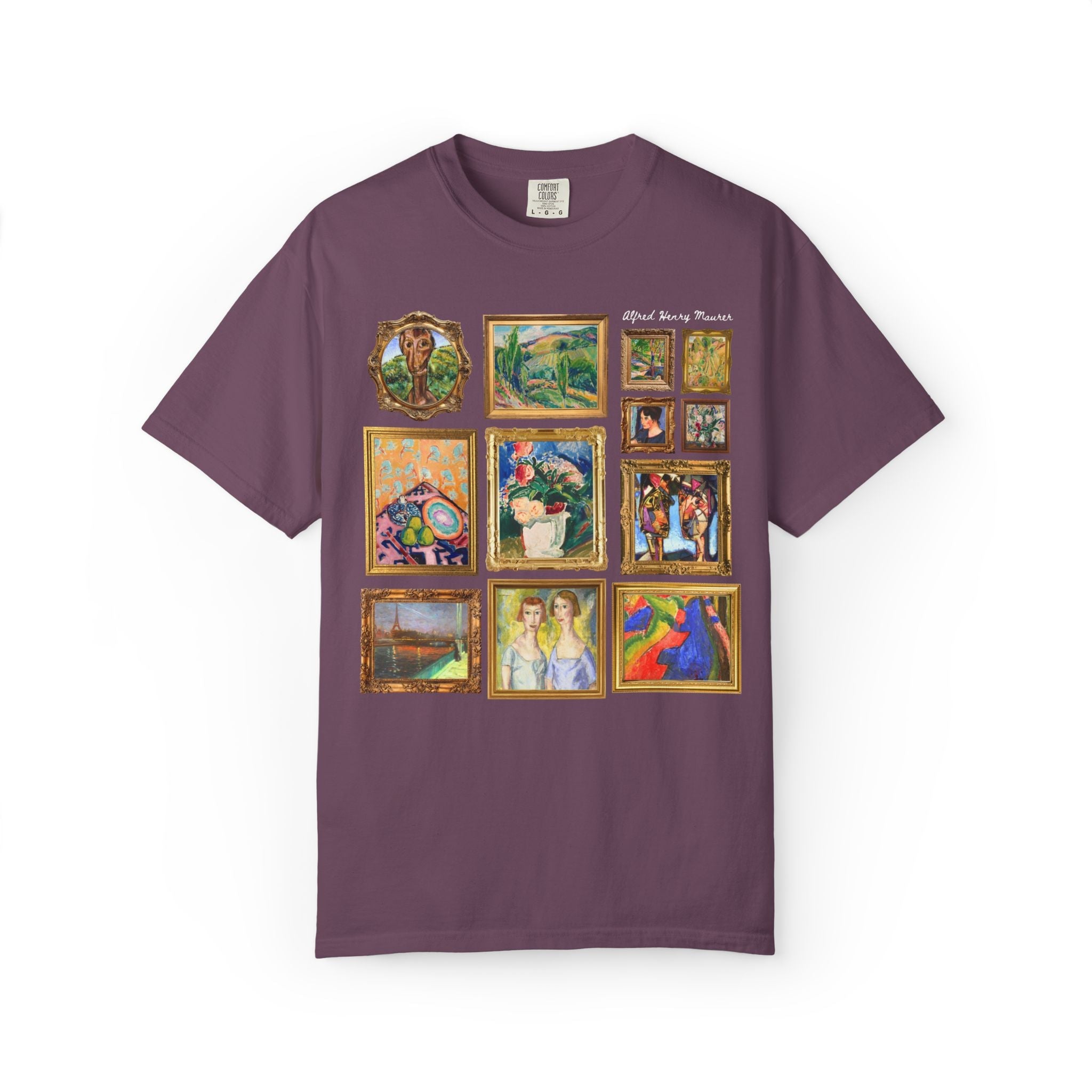 Alfred Henry Maurer Art History Tee: Famous Paintings, American Modernist Art Movement, 19th Century and Early 1900s Paintings, Museum Lover - Opal and June