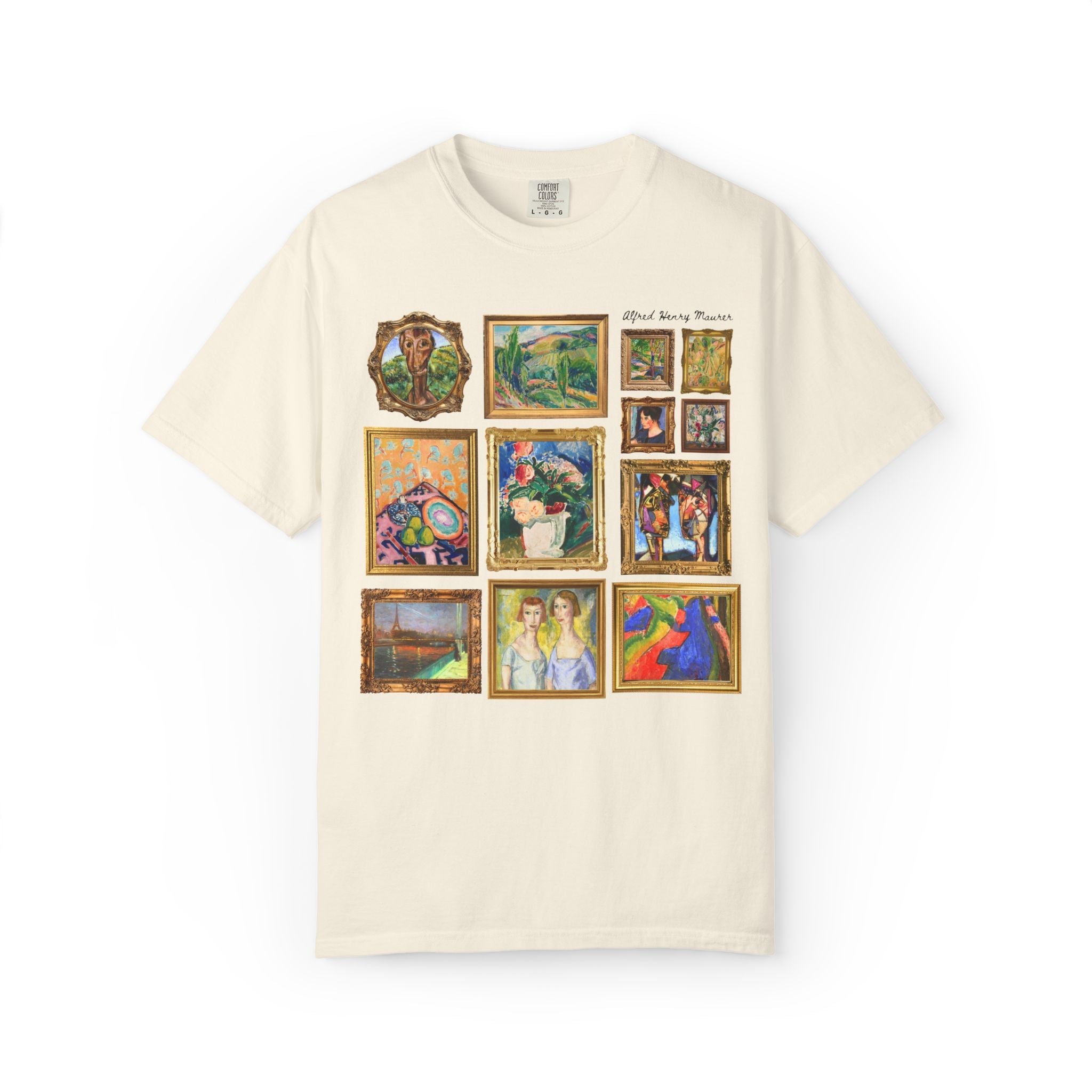 Alfred Henry Maurer Art History Tee: Famous Paintings, American Modernist Art Movement, 19th Century and Early 1900s Paintings, Museum Lover - Opal and June
