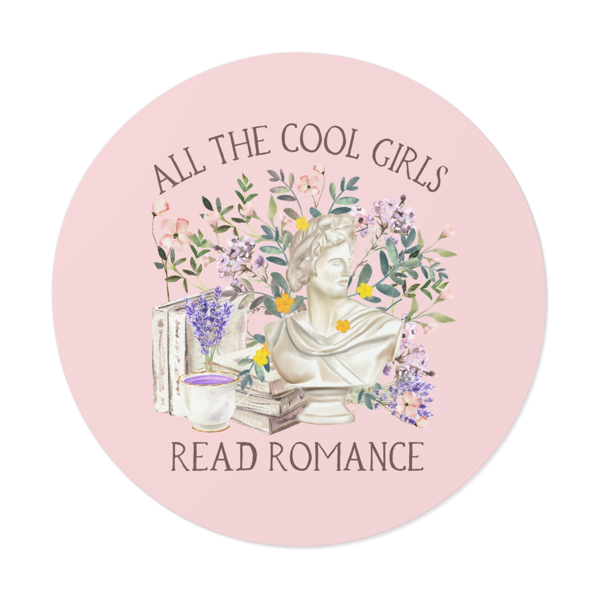 All The Cool Girls Read Romance Sticker - Opal and June