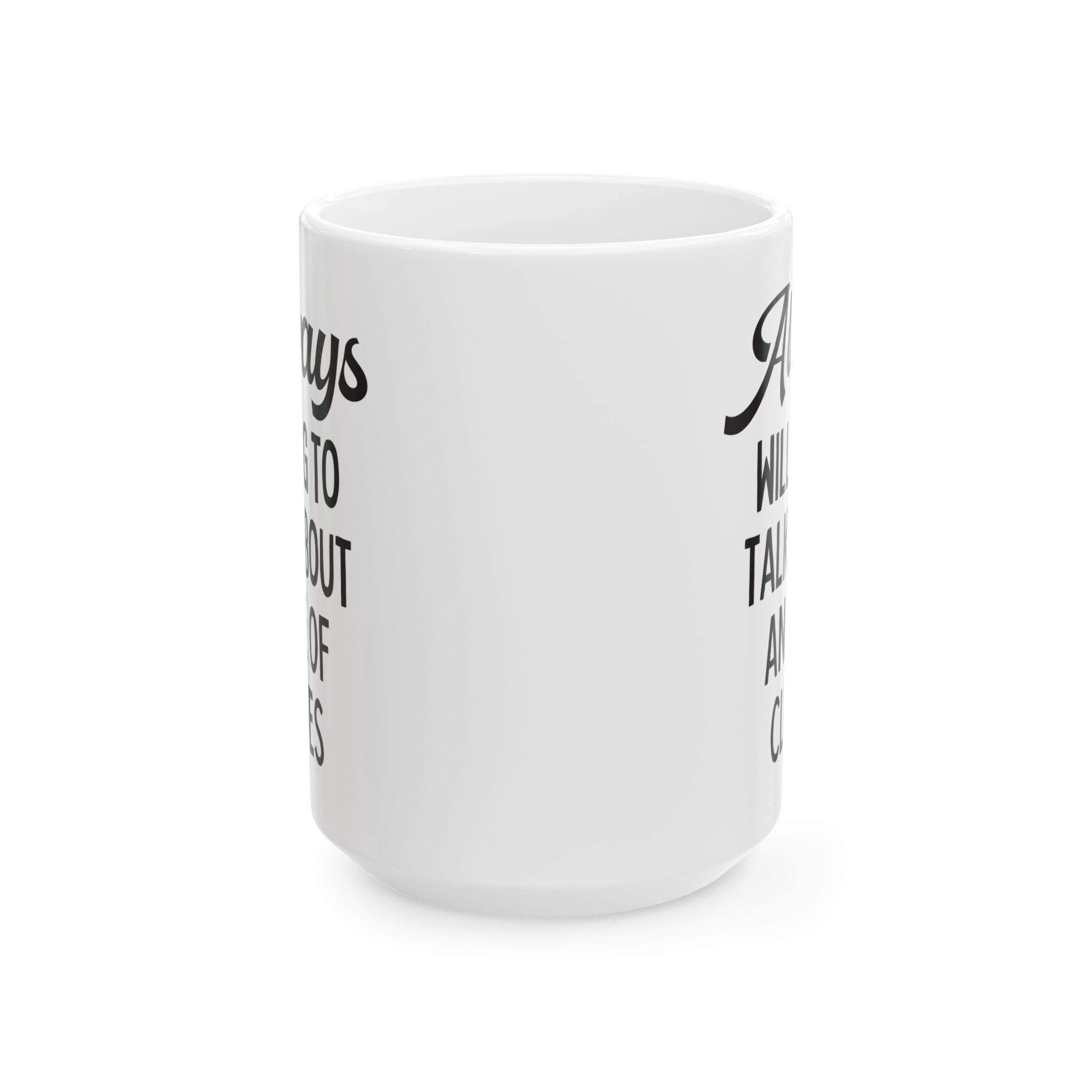 Always Willing to Talk About Anne of Cleves Tudor History Coffee Mug - Opal and June