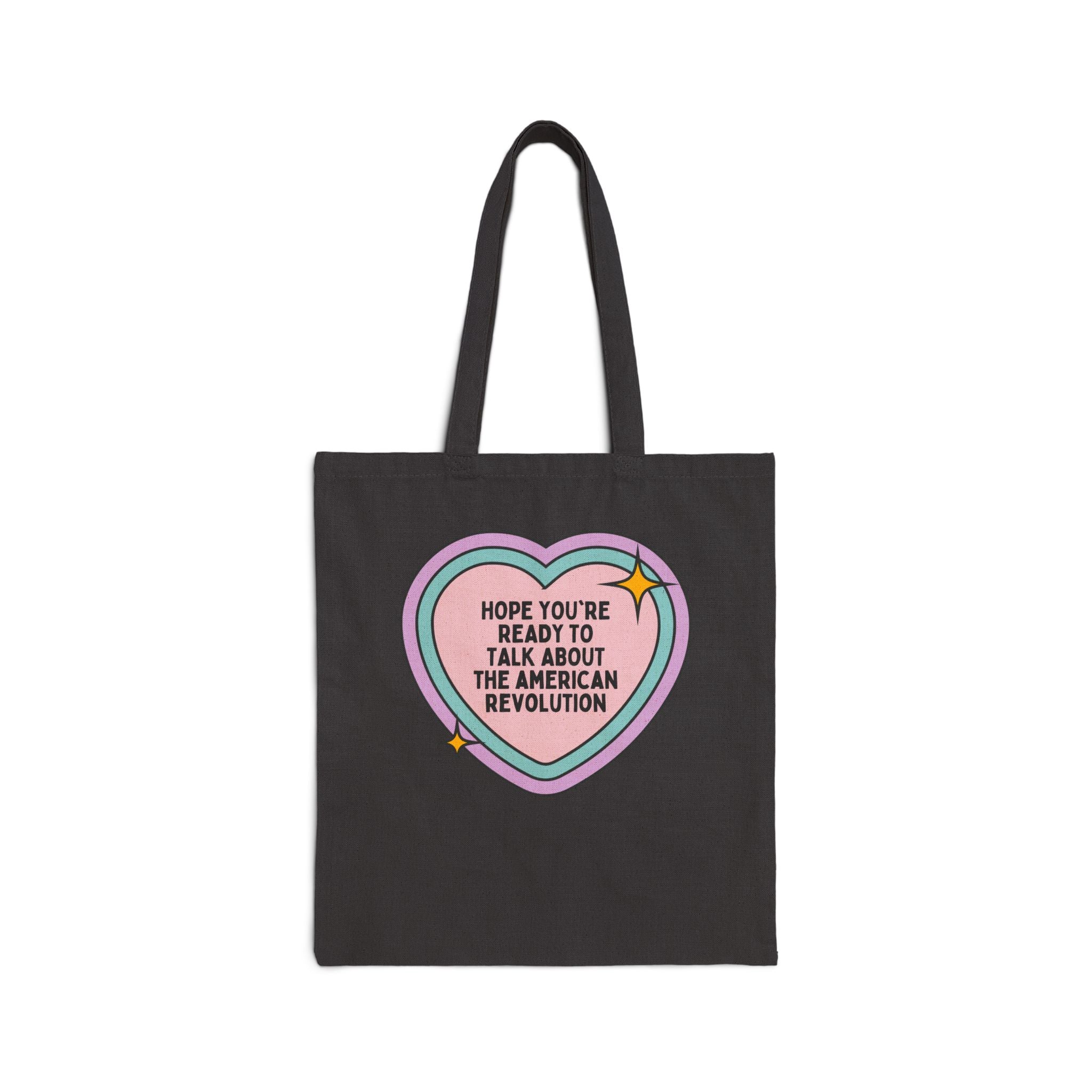 American History Teacher Tote Bag for Class Studying the American Revolutionary War, Early US History, 18th Century British History Tote - Opal and June