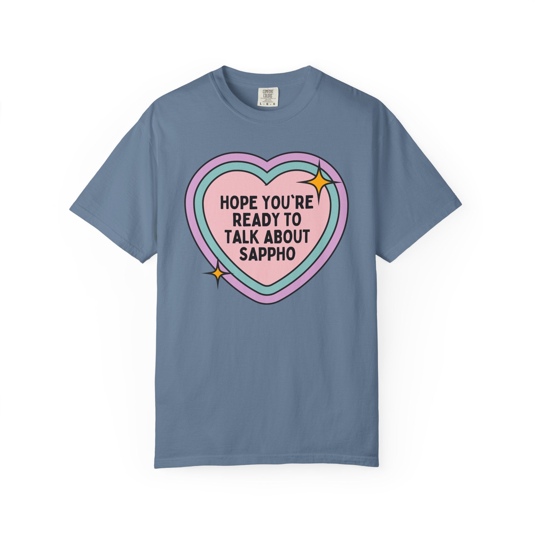 Ancient Greek History Professor: Sappho, Humanities Major Graduation Gift, LGBTQ Lyrical Poetry Tee Shirt, Womens History Buff Gift for Her - Opal and June