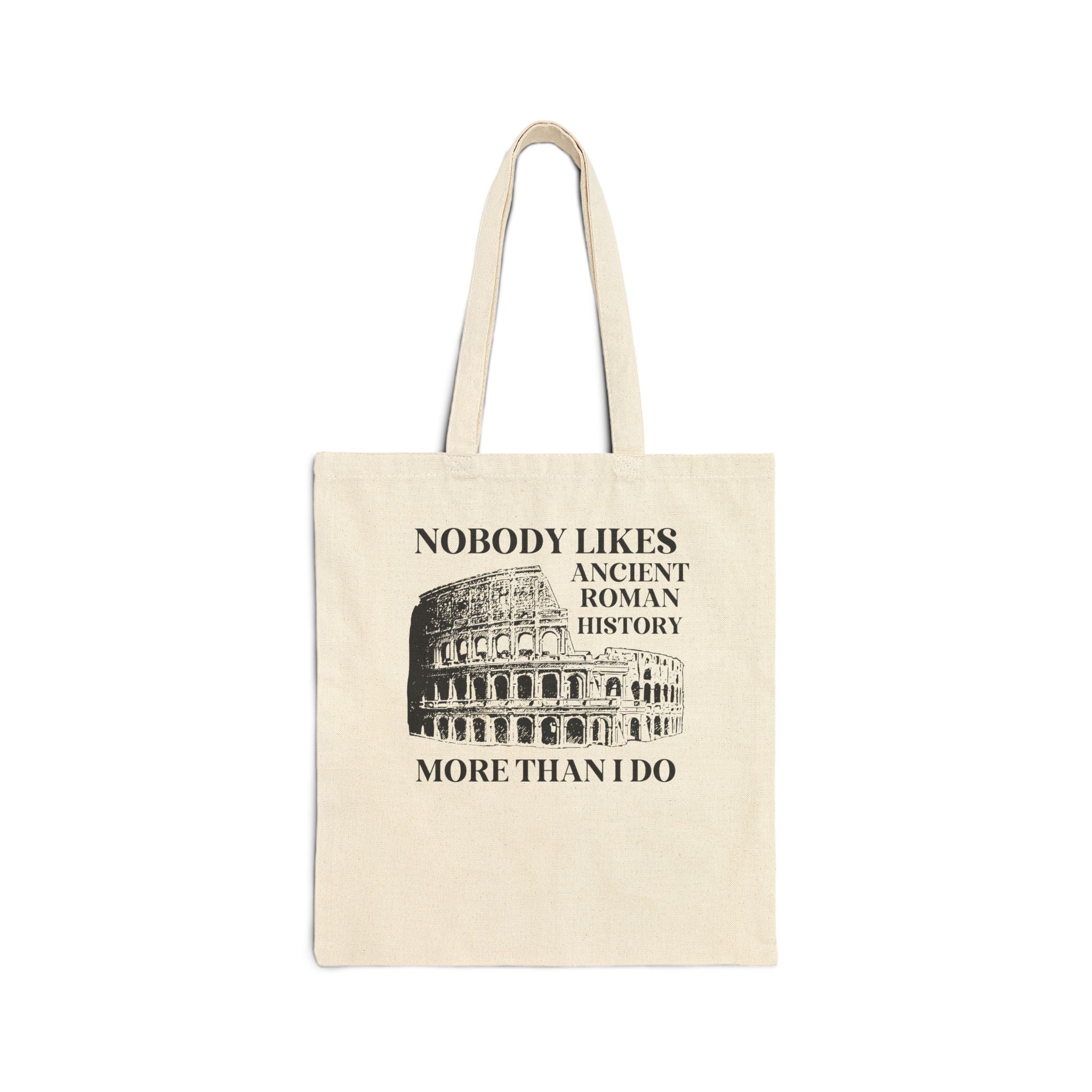 Ancient Roman History Tote Bag for History Professor or Dad Who Loves Ancient History, Silly History Major or History Teacher Present - Opal and June