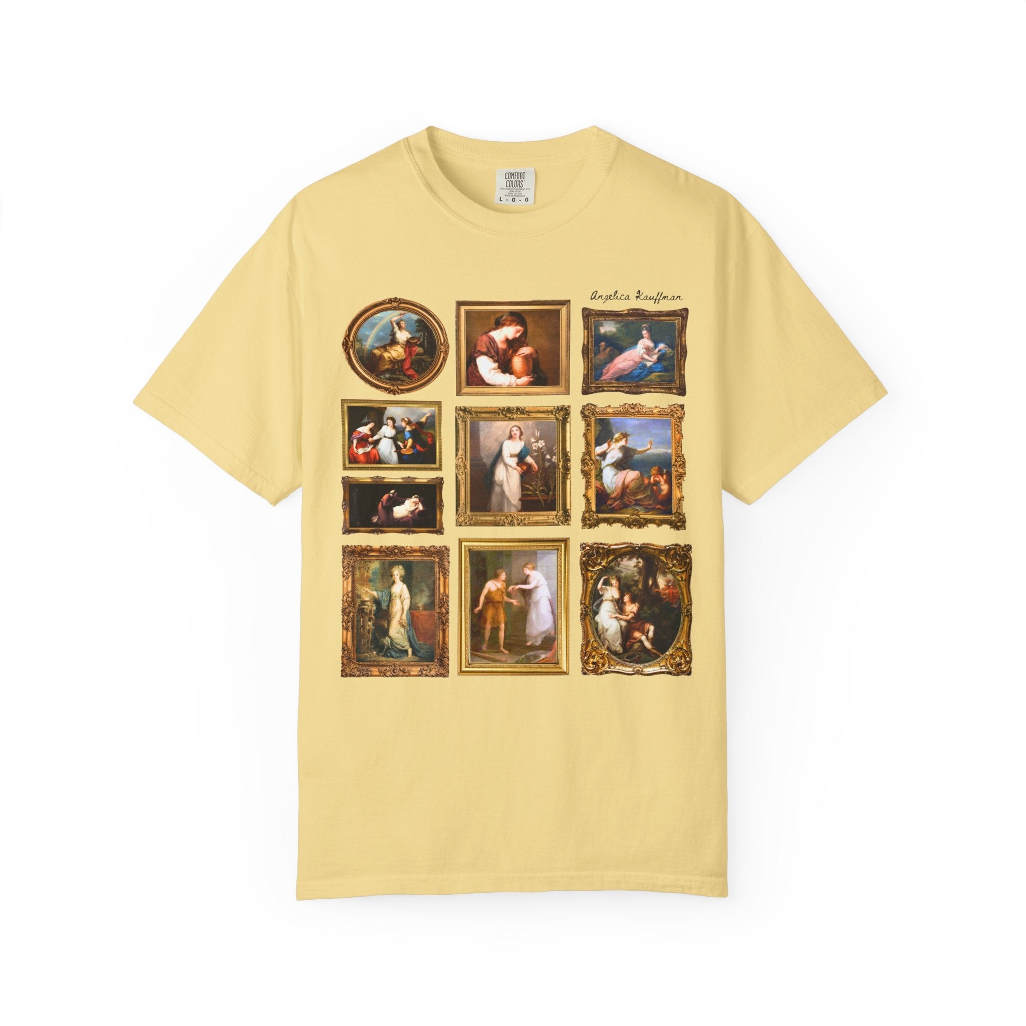 Angelica Kauffman Art History T-Shirt, Women's Art History Lover, Humanities Professor Teacher Appreciation Gift, Neoclassicism Art Movement - Opal and June
