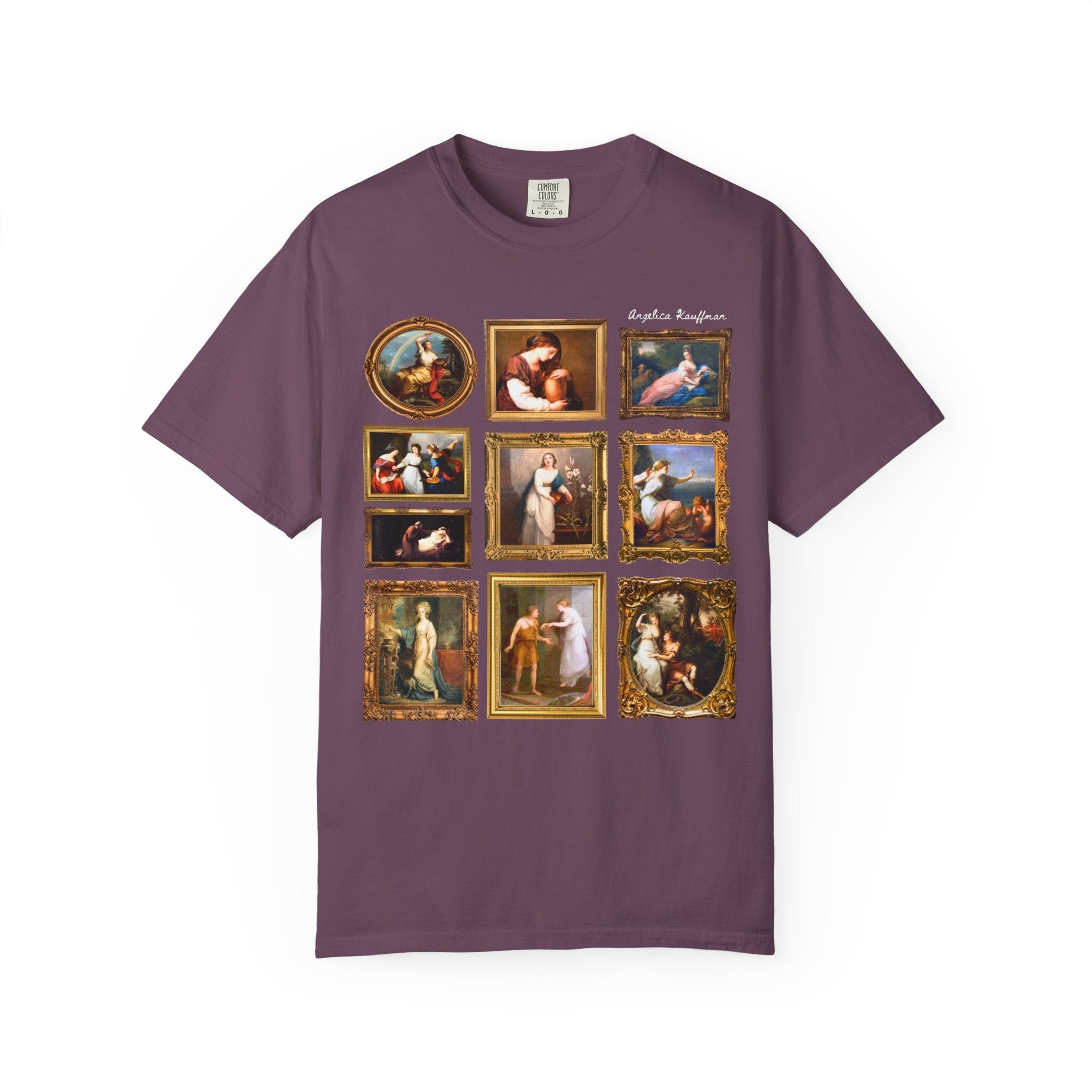 Angelica Kauffman Art History T-Shirt, Women's Art History Lover, Humanities Professor Teacher Appreciation Gift, Neoclassicism Art Movement - Opal and June