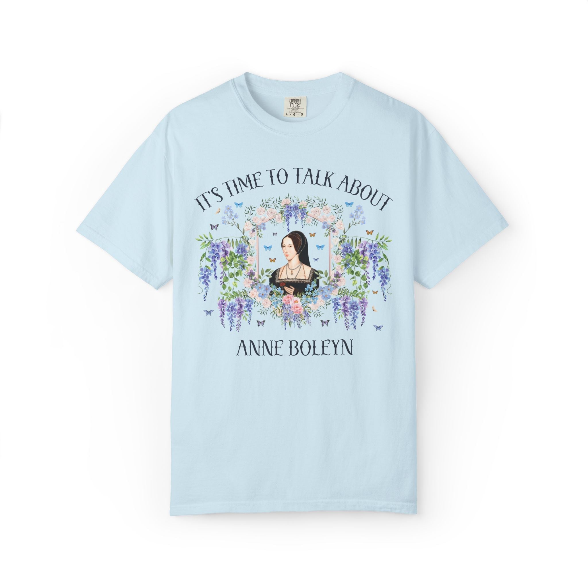 Anne Boleyn Tudor History T-Shirt for History Buff or Historian Who Loves Henry the 8th's Wives, Famous Queen 16th Century History Tee Shirt - Opal and June