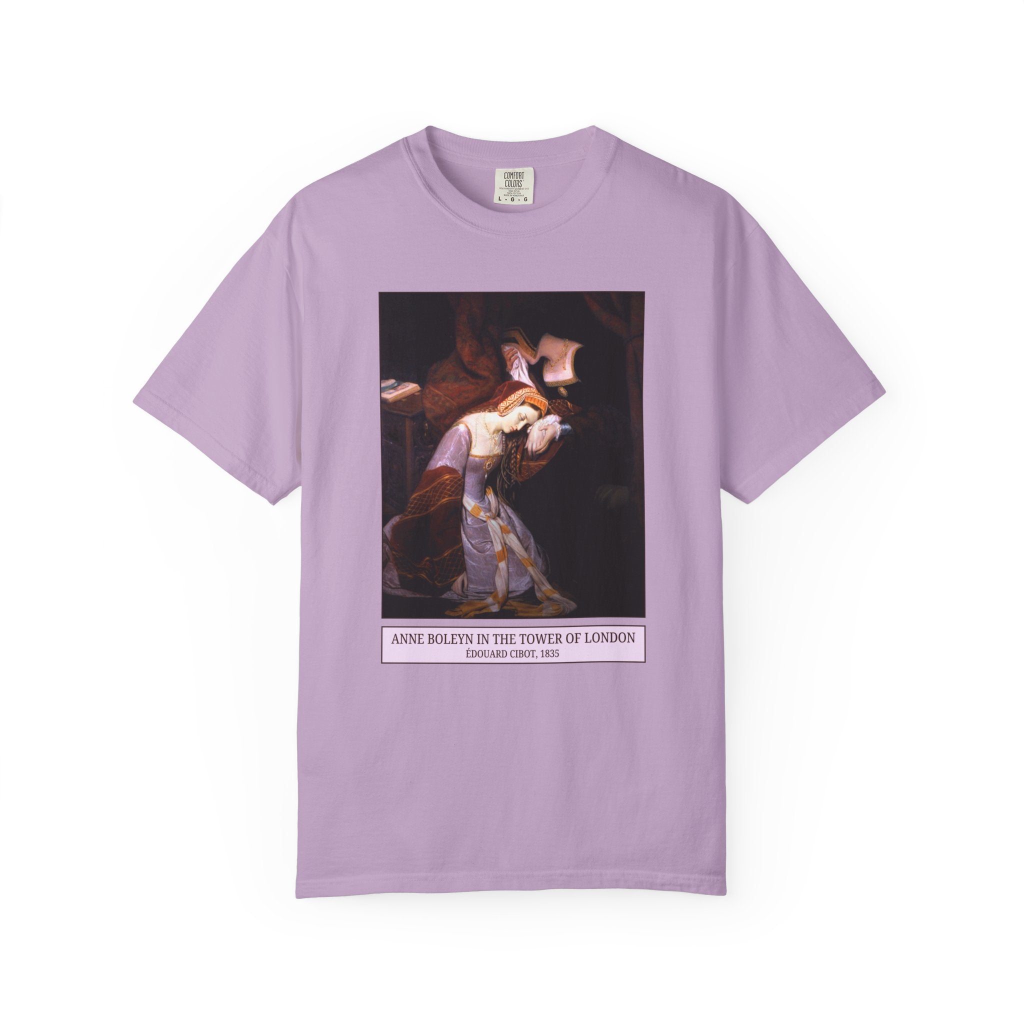 Anne Boleyn Tudor History Tee Shirt for Art Historian or History Buff Who Loves Art, Famous Queens, Henry the 8th's Wives, Edouard Cibot - Opal and June