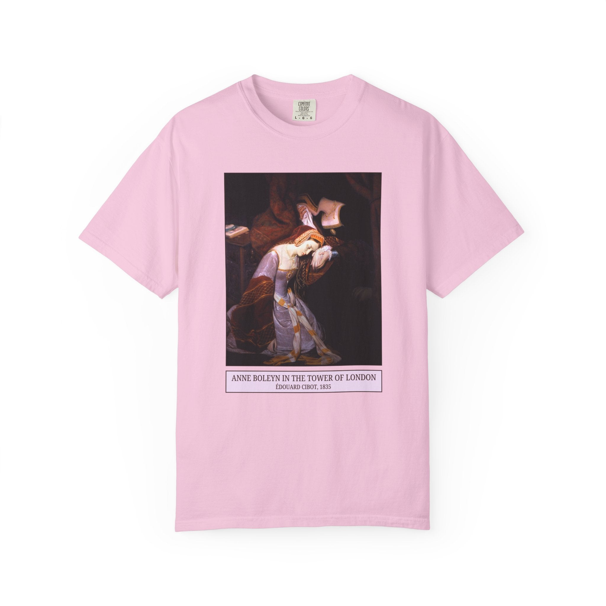 Anne Boleyn Tudor History Tee Shirt for Art Historian or History Buff Who Loves Art, Famous Queens, Henry the 8th's Wives, Edouard Cibot - Opal and June
