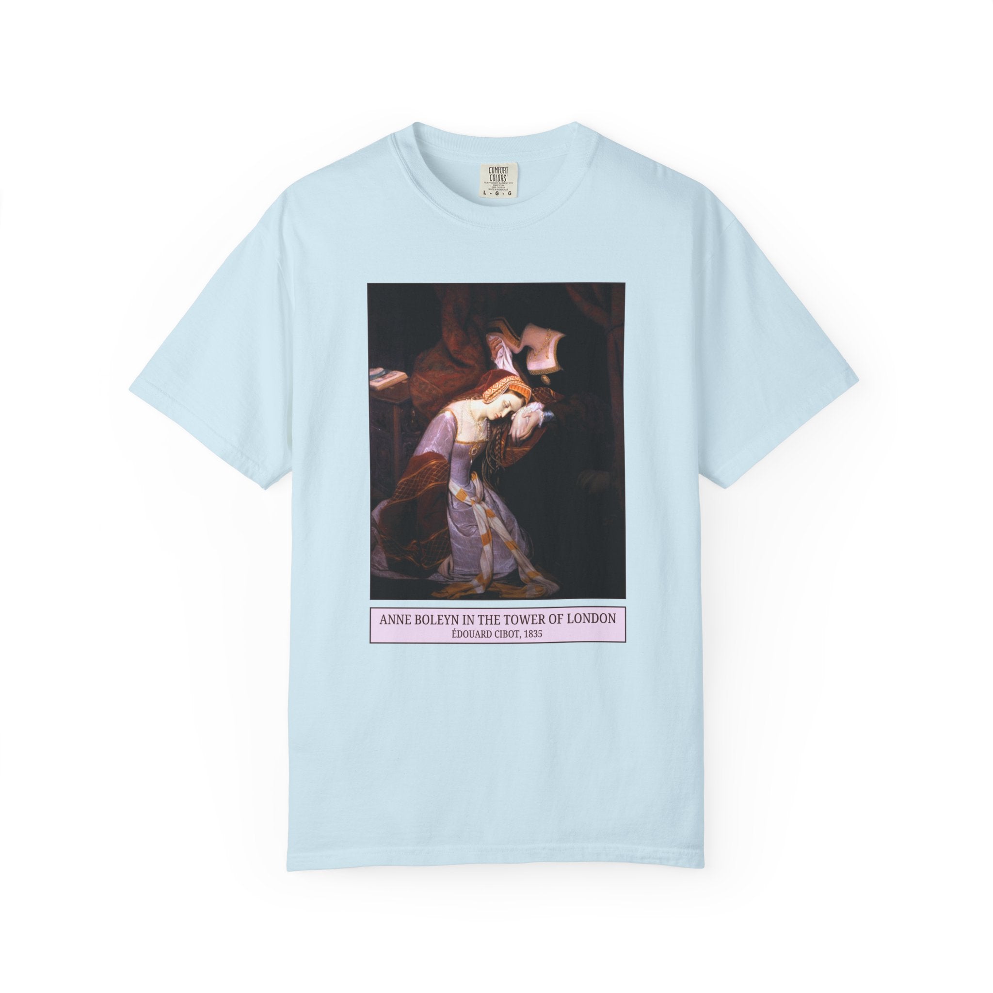 Anne Boleyn Tudor History Tee Shirt for Art Historian or History Buff Who Loves Art, Famous Queens, Henry the 8th's Wives, Edouard Cibot - Opal and June