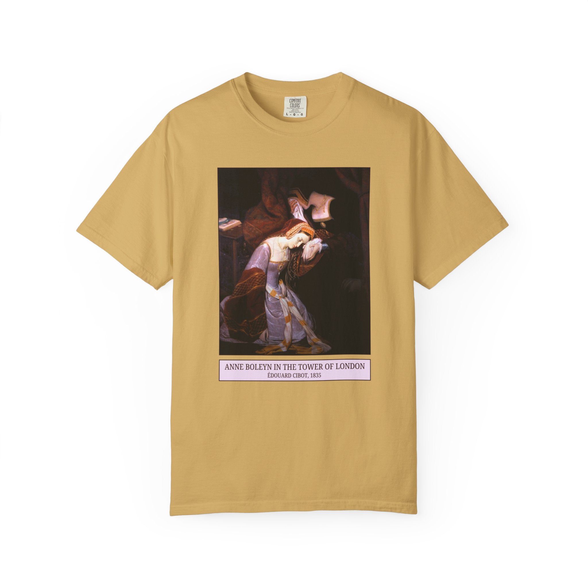 Anne Boleyn Tudor History Tee Shirt for Art Historian or History Buff Who Loves Art, Famous Queens, Henry the 8th's Wives, Edouard Cibot - Opal and June