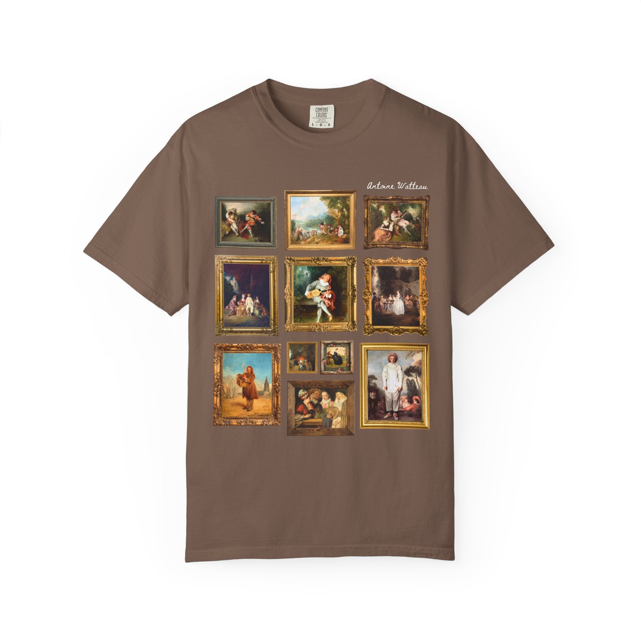 Antoine Watteau Rococo Art History Tee Shirt, European Art History Gift, French History Teacher Appreciation Gift, 18th Century History Buff - Opal and June