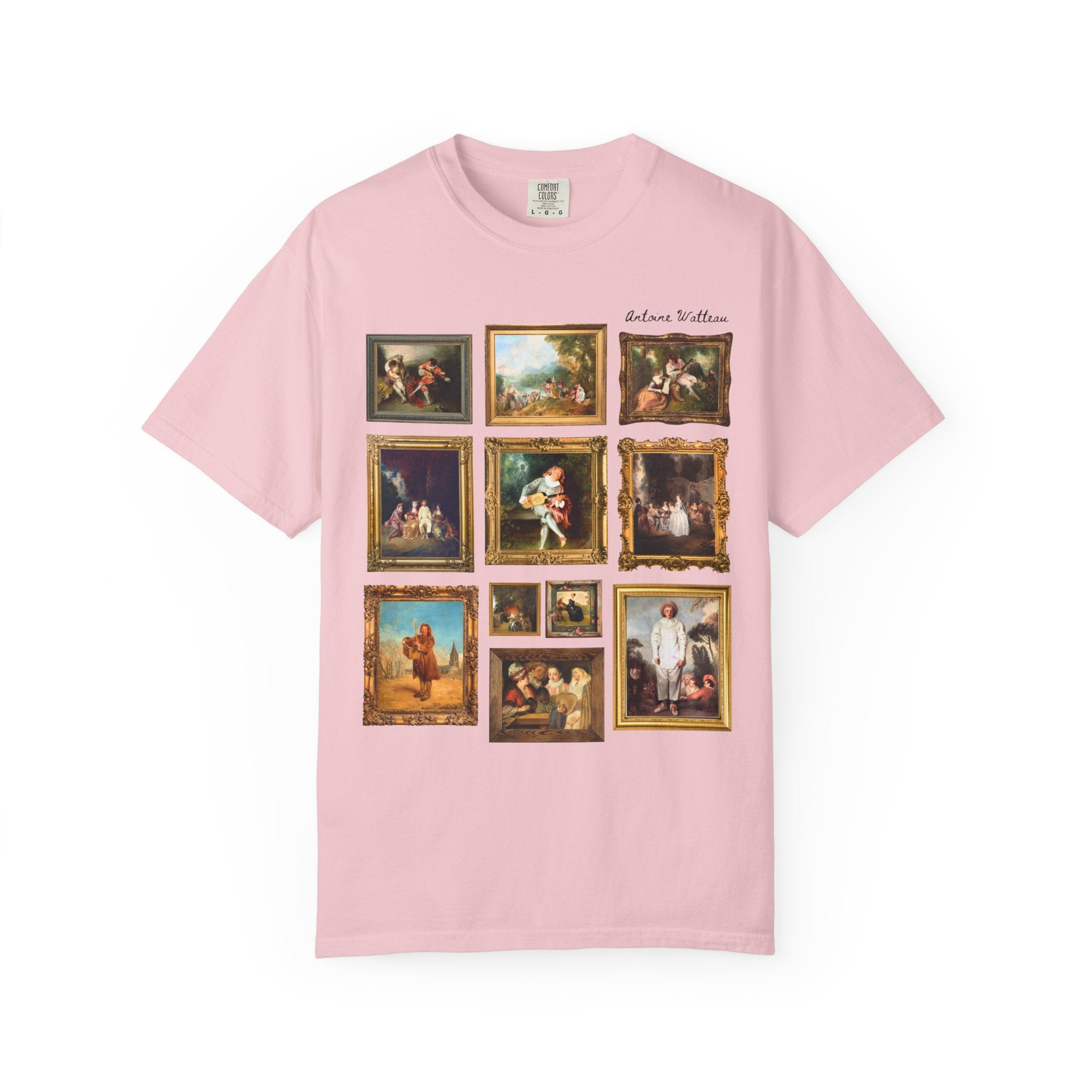 Antoine Watteau Rococo Art History Tee Shirt, European Art History Gift, French History Teacher Appreciation Gift, 18th Century History Buff - Opal and June