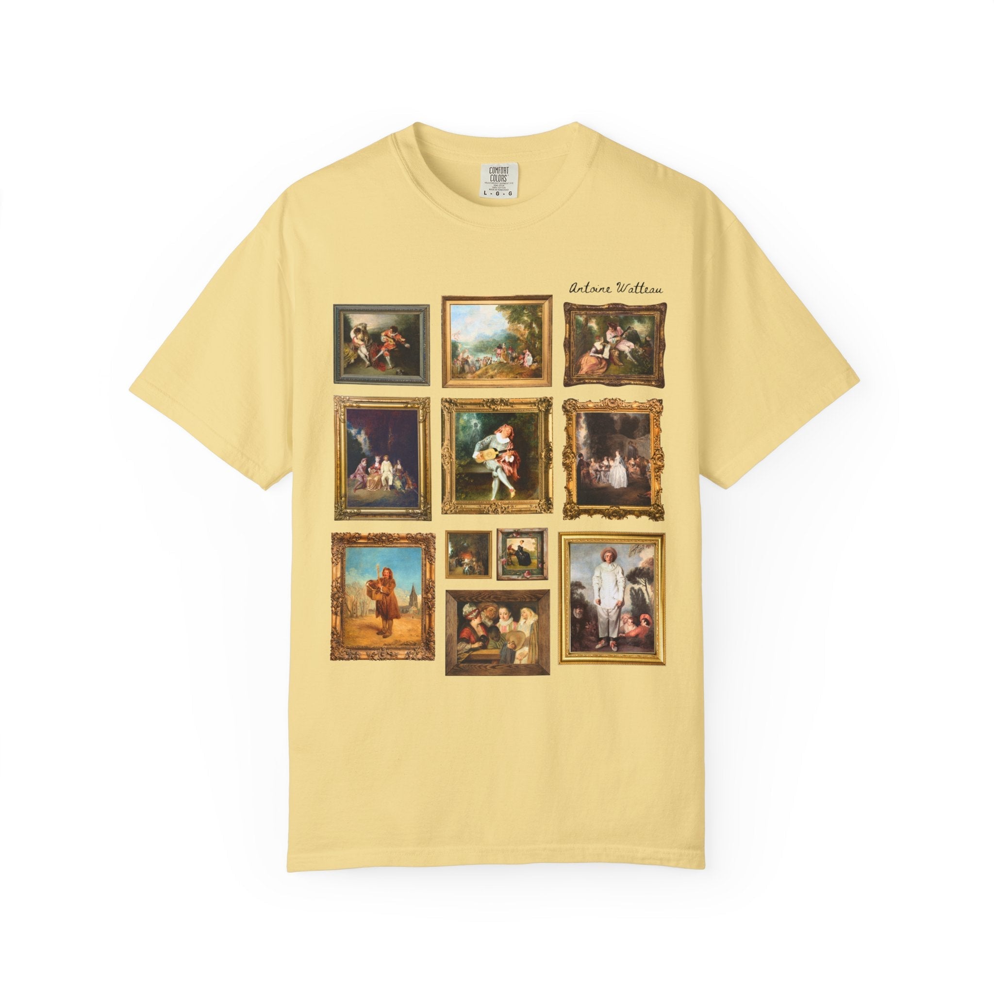 Antoine Watteau Rococo Art History Tee Shirt, European Art History Gift, French History Teacher Appreciation Gift, 18th Century History Buff - Opal and June