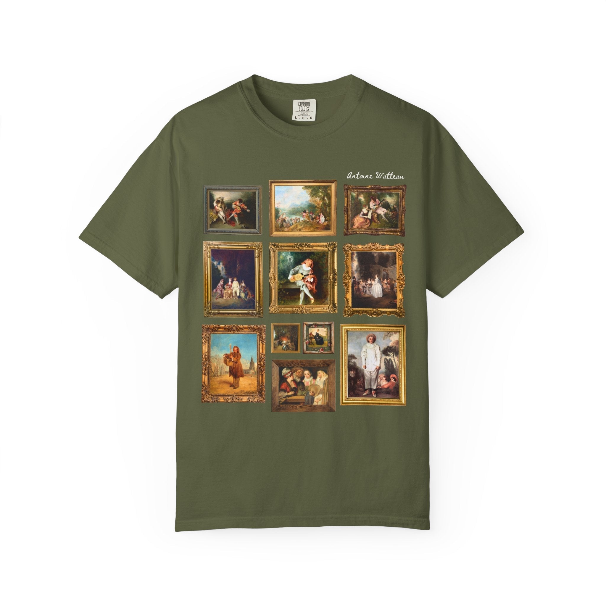 Antoine Watteau Rococo Art History Tee Shirt, European Art History Gift, French History Teacher Appreciation Gift, 18th Century History Buff - Opal and June