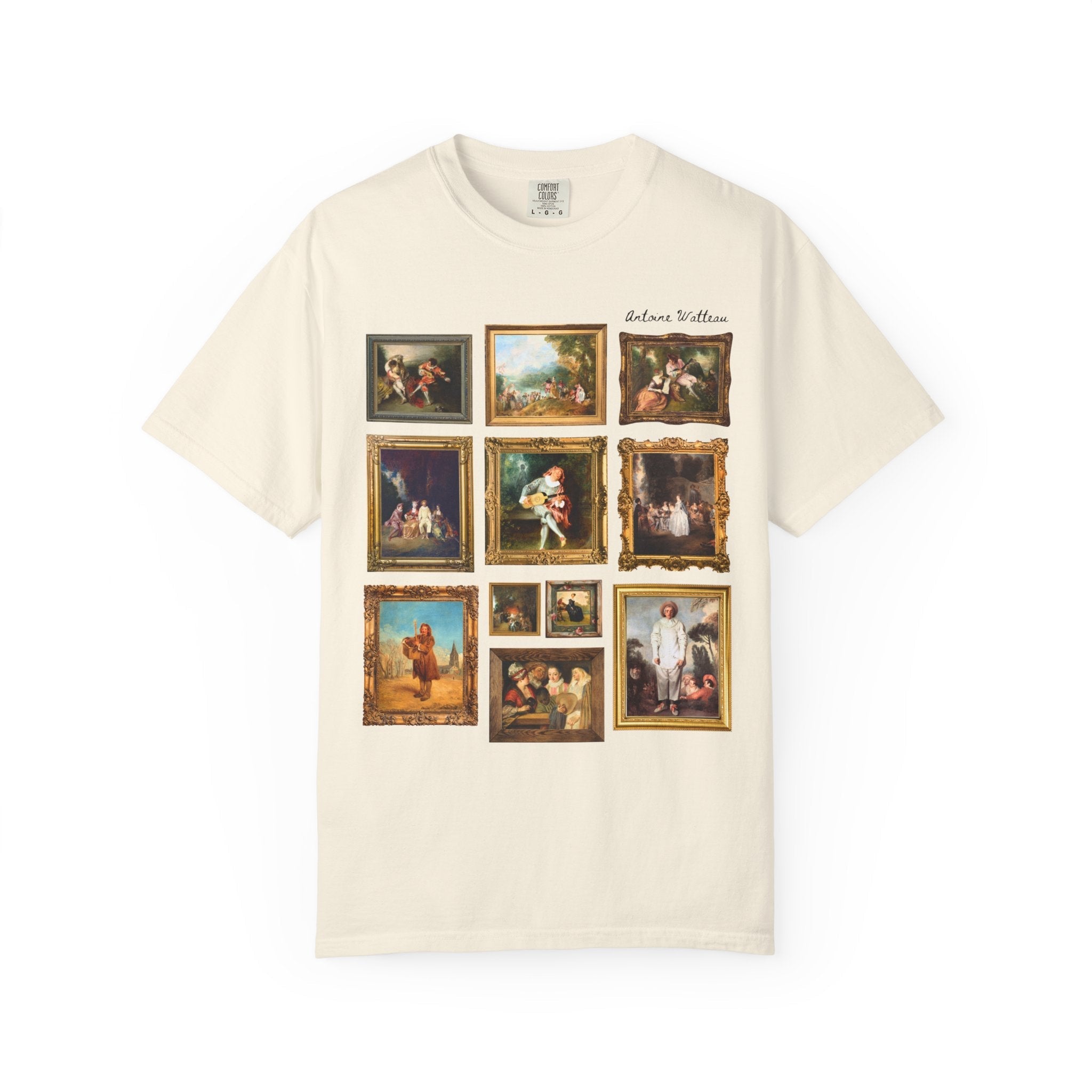 Antoine Watteau Rococo Art History Tee Shirt, European Art History Gift, French History Teacher Appreciation Gift, 18th Century History Buff - Opal and June