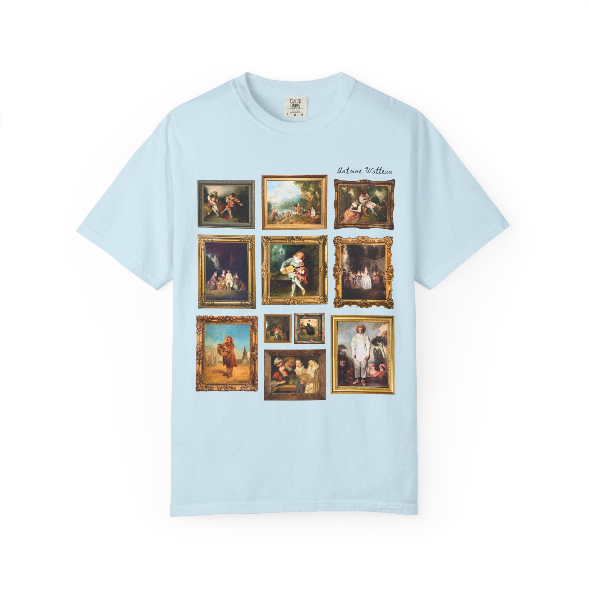 Antoine Watteau Rococo Art History Tee Shirt, European Art History Gift, French History Teacher Appreciation Gift, 18th Century History Buff - Opal and June