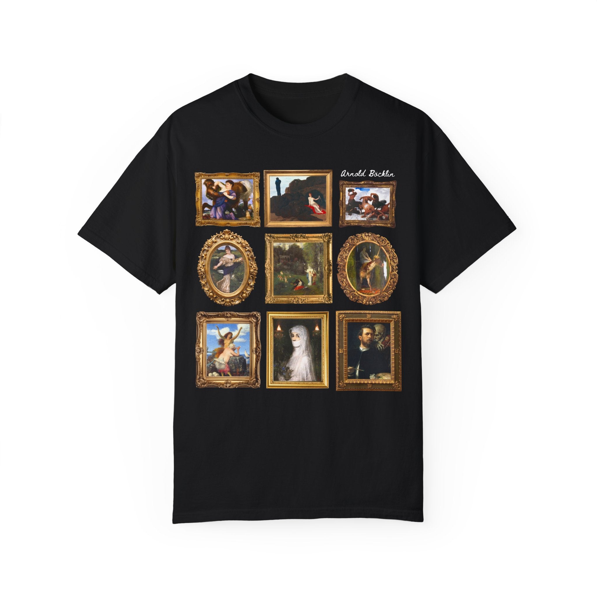 Arnold Böcklin Art History T-Shirt for Humanites Major, Symbolism Art Movement Famous Paintings, 19th Century Switzerland Art History Gift - Opal and June