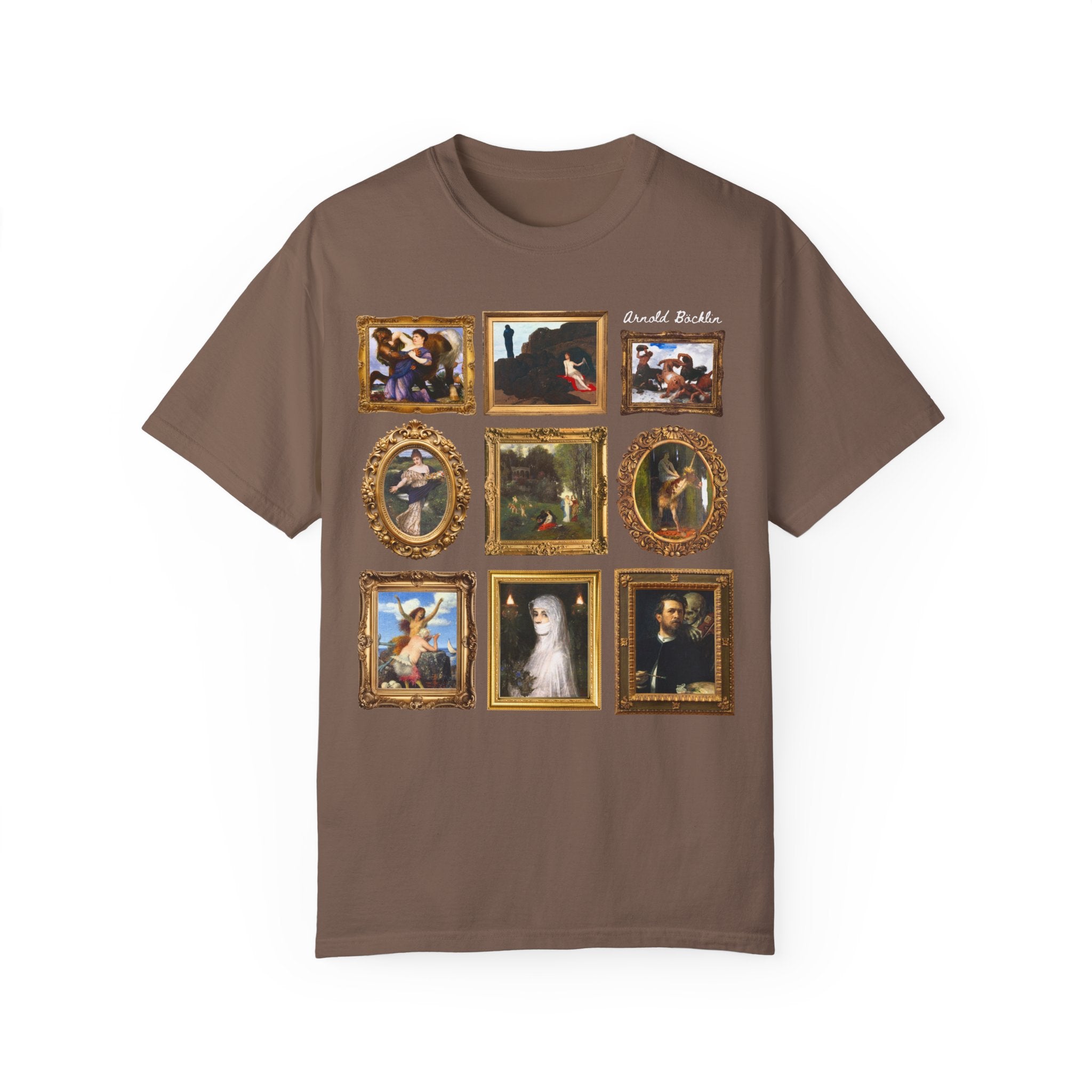 Arnold Böcklin Art History T-Shirt for Humanites Major, Symbolism Art Movement Famous Paintings, 19th Century Switzerland Art History Gift - Opal and June