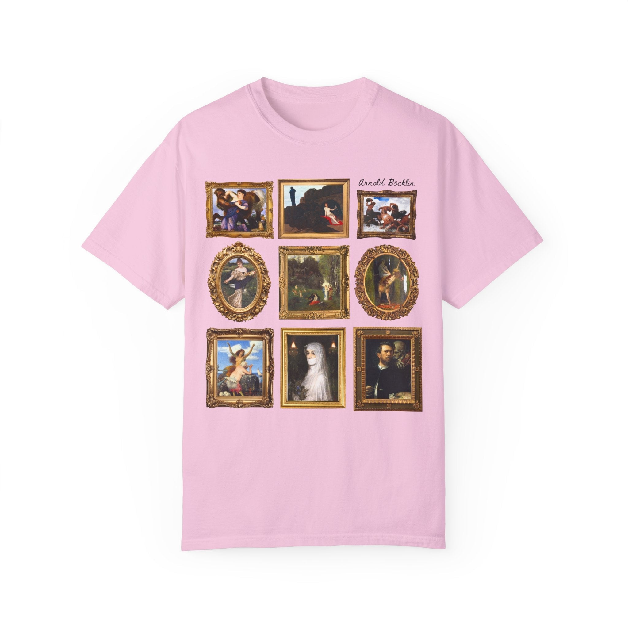 Arnold Böcklin Art History T-Shirt for Humanites Major, Symbolism Art Movement Famous Paintings, 19th Century Switzerland Art History Gift - Opal and June