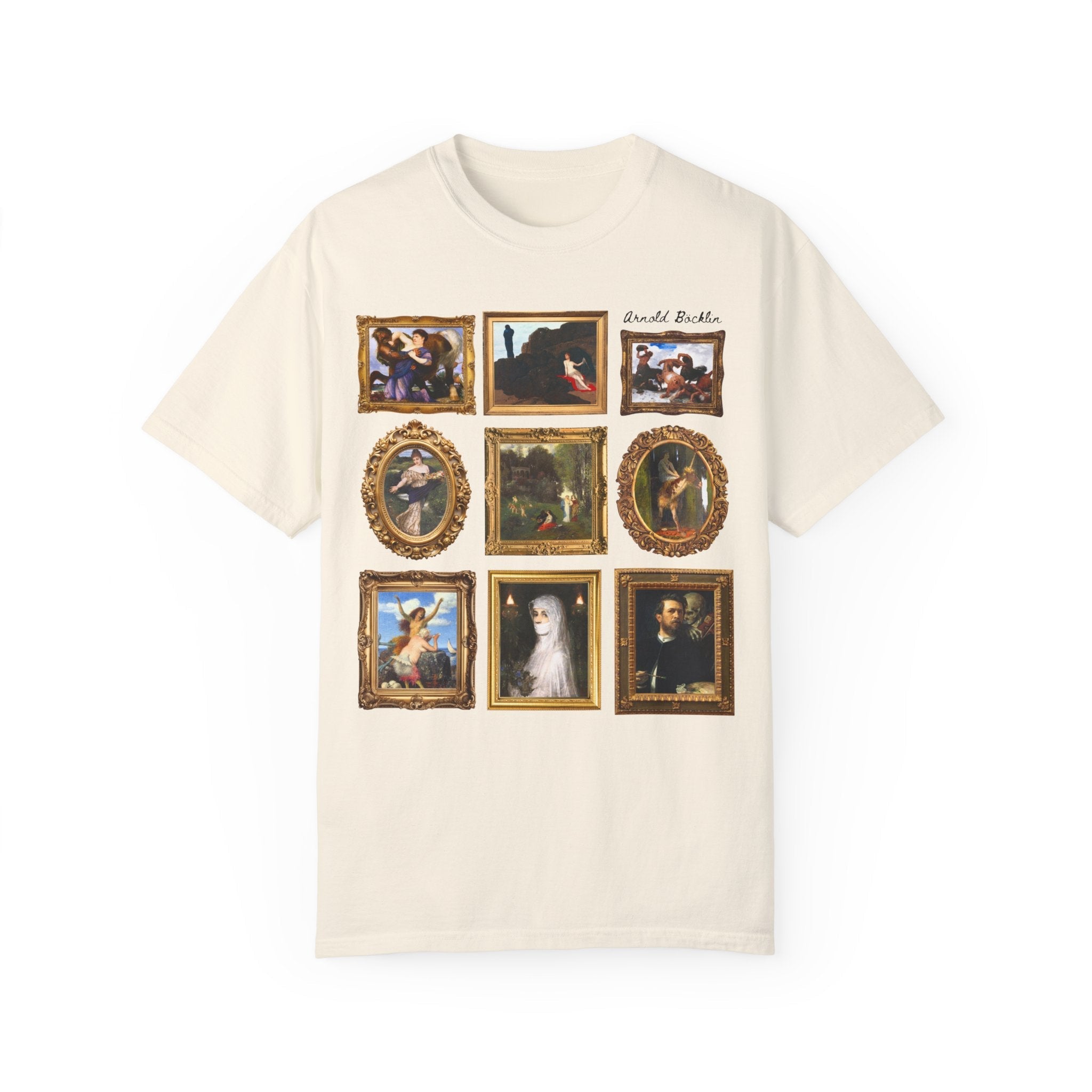 Arnold Böcklin Art History T-Shirt for Humanites Major, Symbolism Art Movement Famous Paintings, 19th Century Switzerland Art History Gift - Opal and June