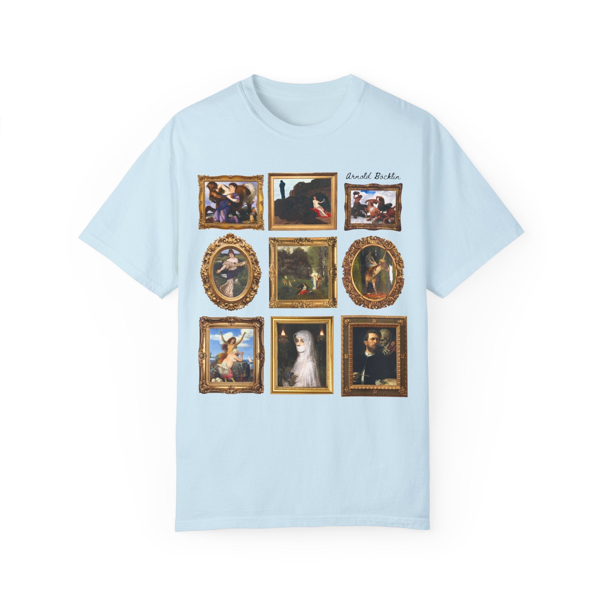 Arnold Böcklin Art History T-Shirt for Humanites Major, Symbolism Art Movement Famous Paintings, 19th Century Switzerland Art History Gift - Opal and June