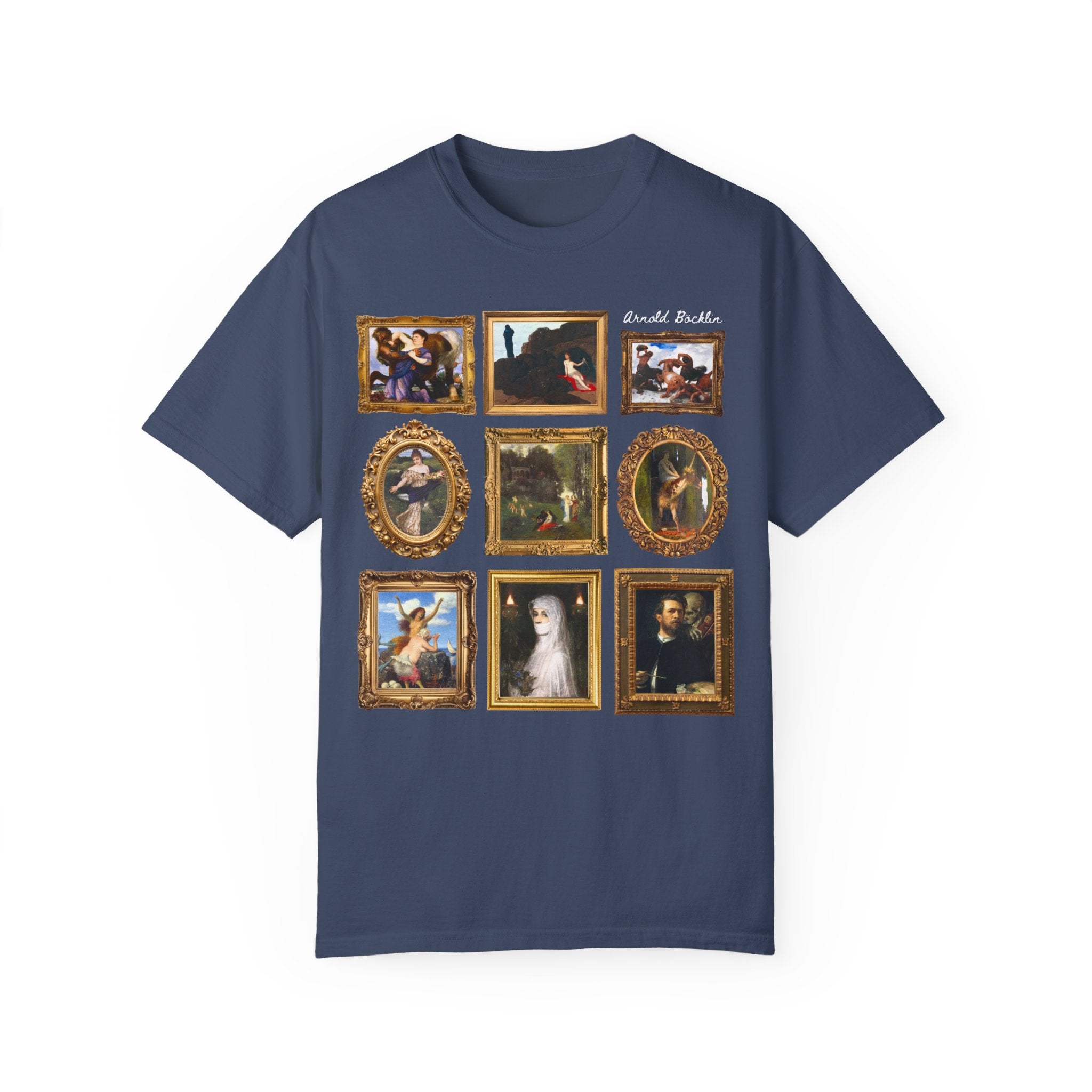 Arnold Böcklin Art History T-Shirt for Humanites Major, Symbolism Art Movement Famous Paintings, 19th Century Switzerland Art History Gift - Opal and June