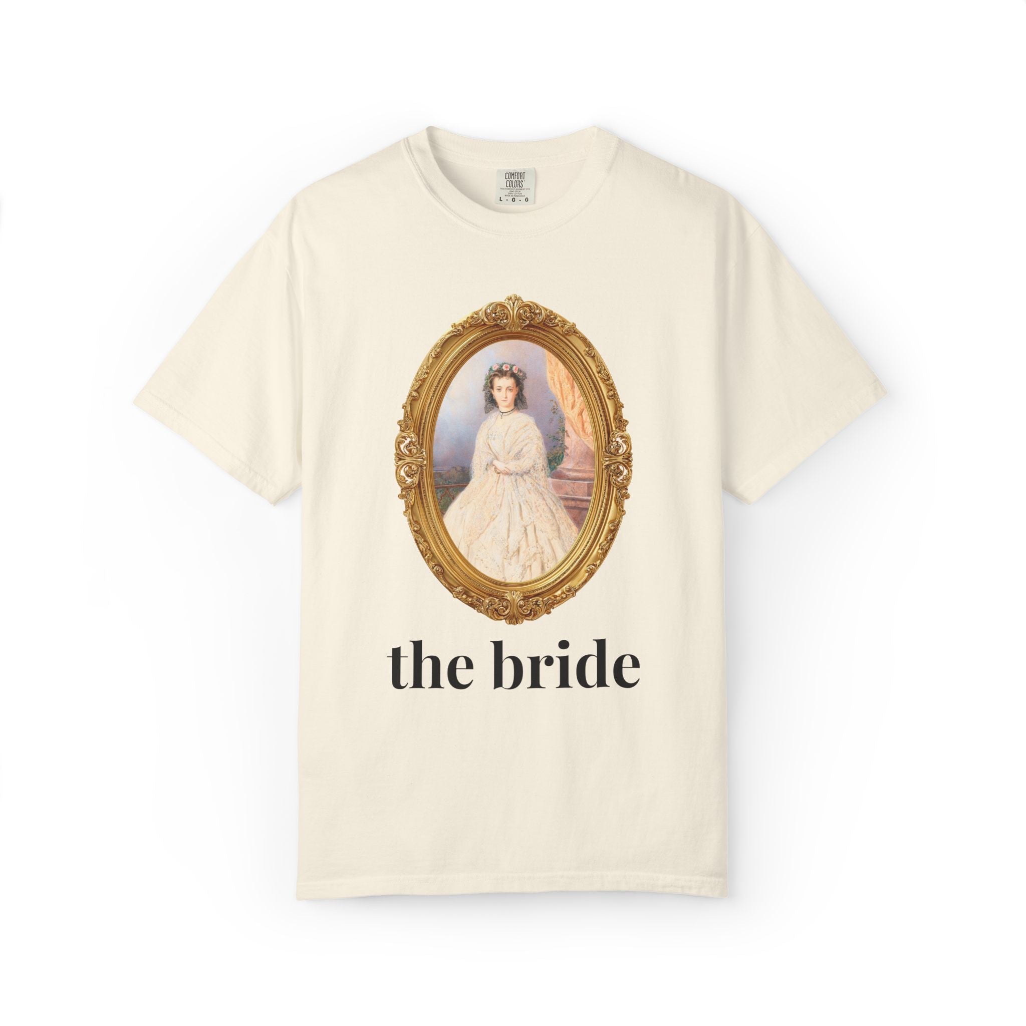 Art History Bachelorette Matching T-Shirt for Girls Weekend: The Bride and the Party, Vintage Aesthetic Soft Girl Style Museum Lover Tee - Opal and June