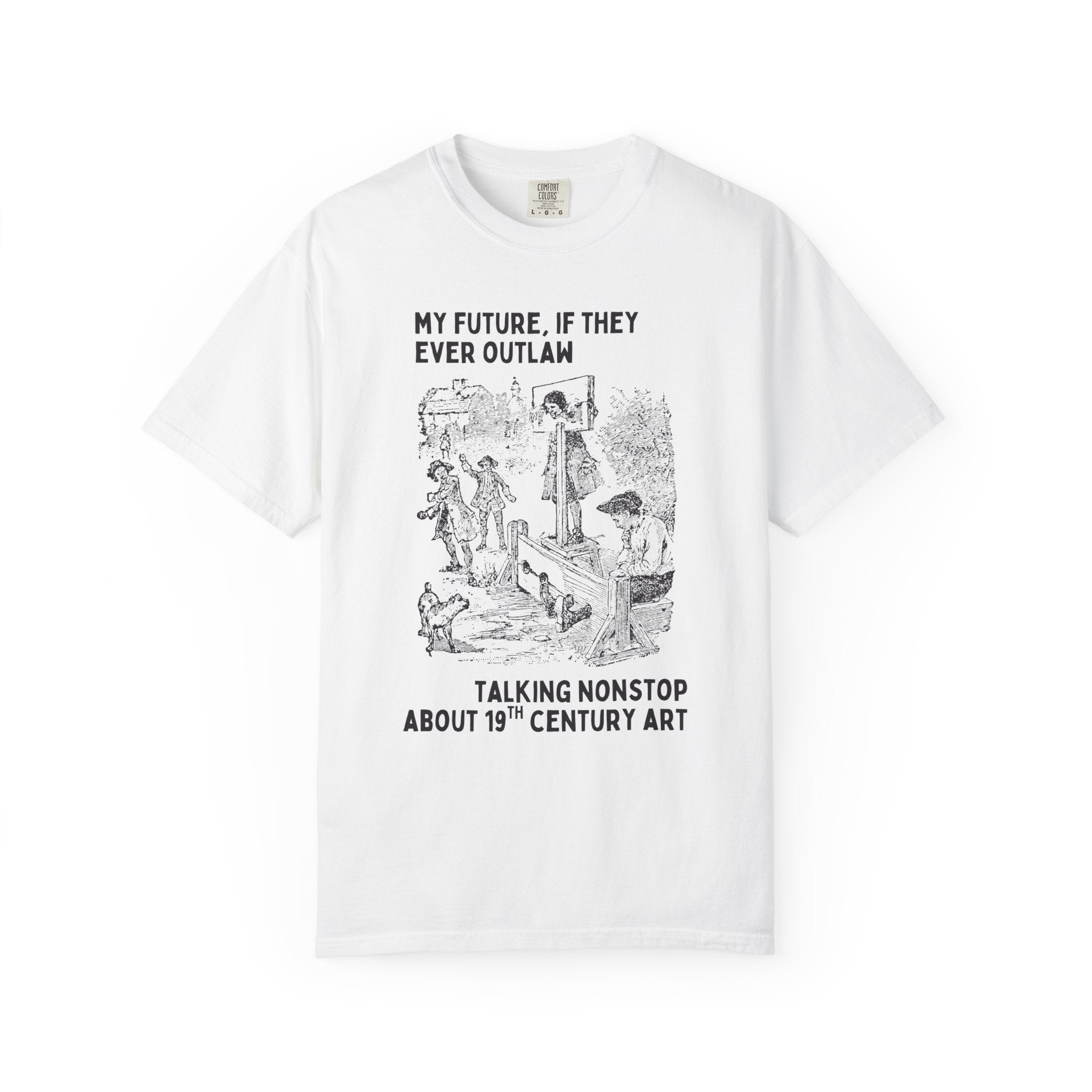 Art History Tee Shirt for Art Historian or Museum Lover, Gift for Friend Who Loves Impressionist Art, 19th Century Famous Paintings Present - Opal and June