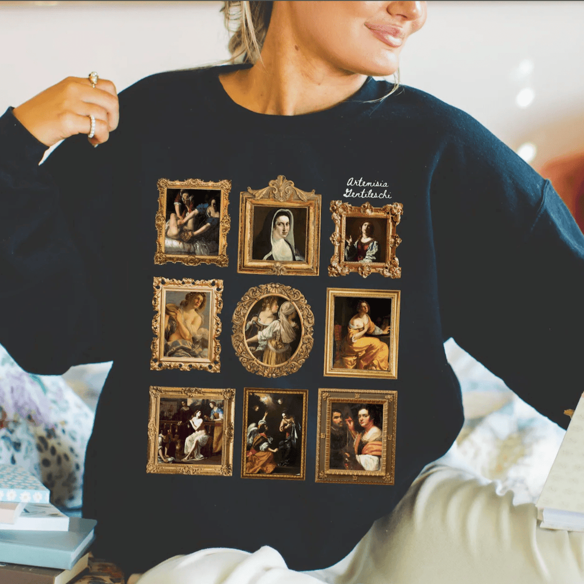 Artemisia Gentileschi Art History Sweatshirt - Opal and June