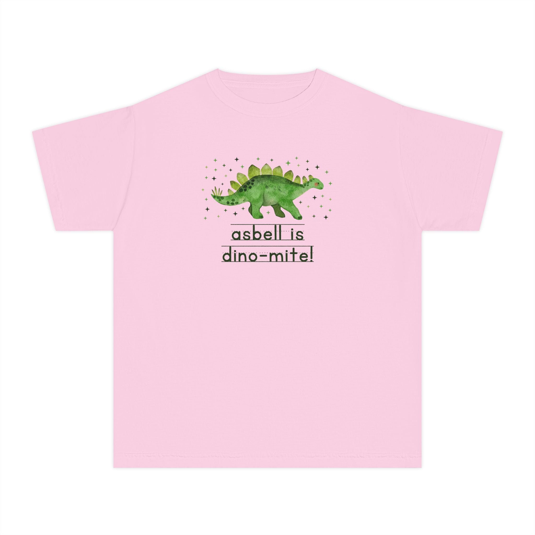 Asbell Elementary Kids Tee Shirt: Asbell is Dino - Mite! | FPS + Opal and June T-Shirt, Fayetteville Public Schools - Opal and June