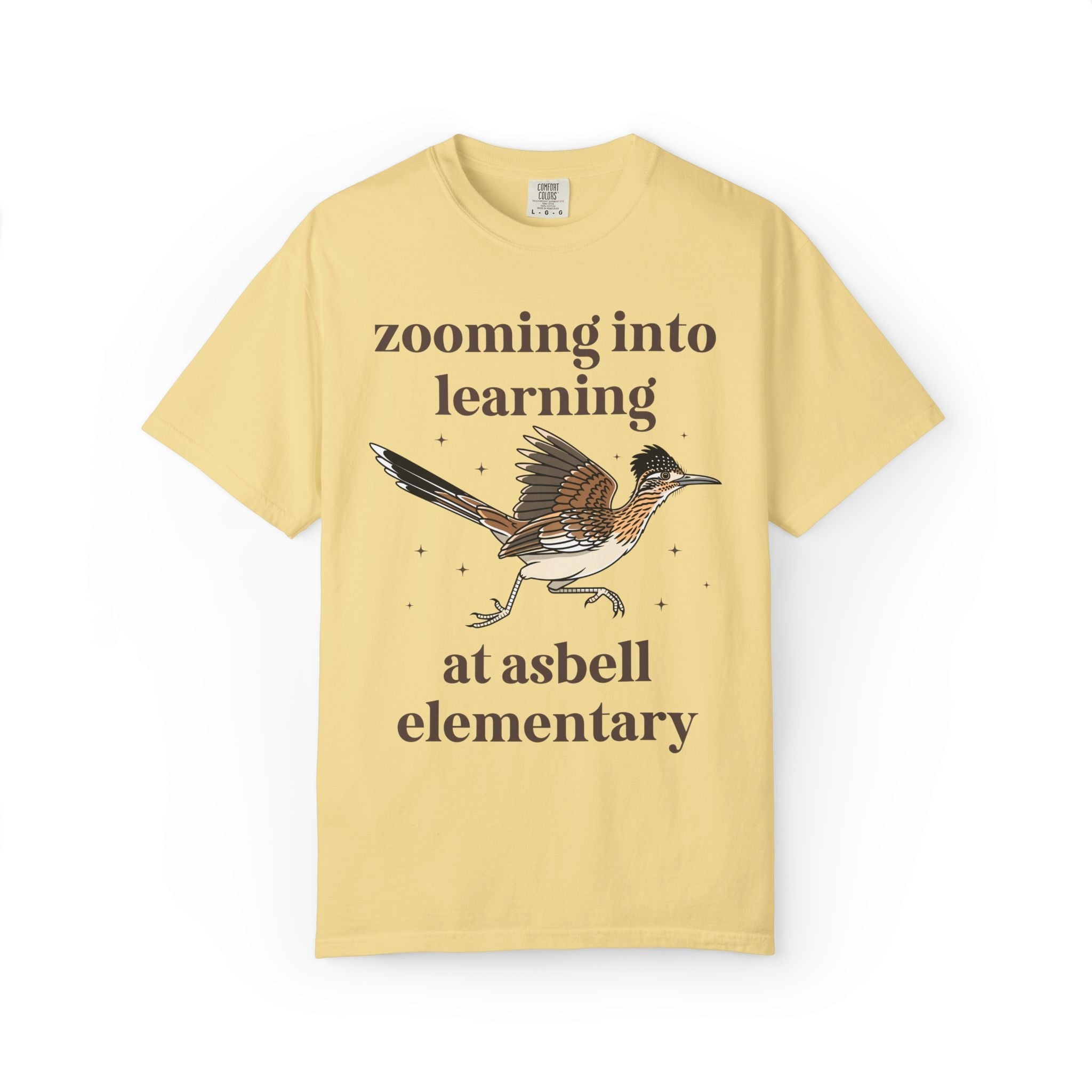 Asbell Elementary School Tee Shirt: Zooming Into learning at Asbell Elementary | FPS + Opal and June Tee Shirt, Fayetteville Public Schools - Opal and June