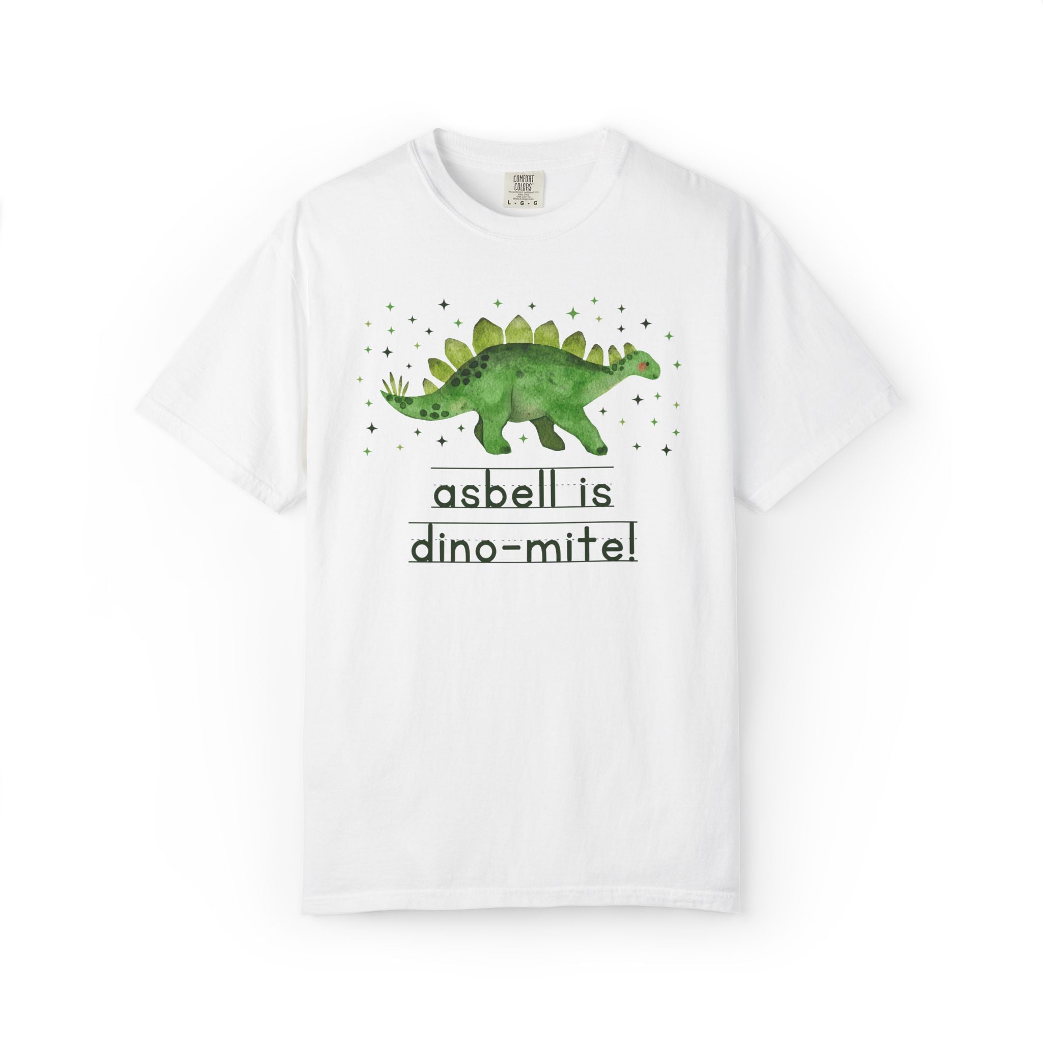 Asbell Elementary Tee Shirt: Asbell is Dino - Mite! | FPS + Opal and June T-Shirt, Fayetteville Public Schools - Opal and June