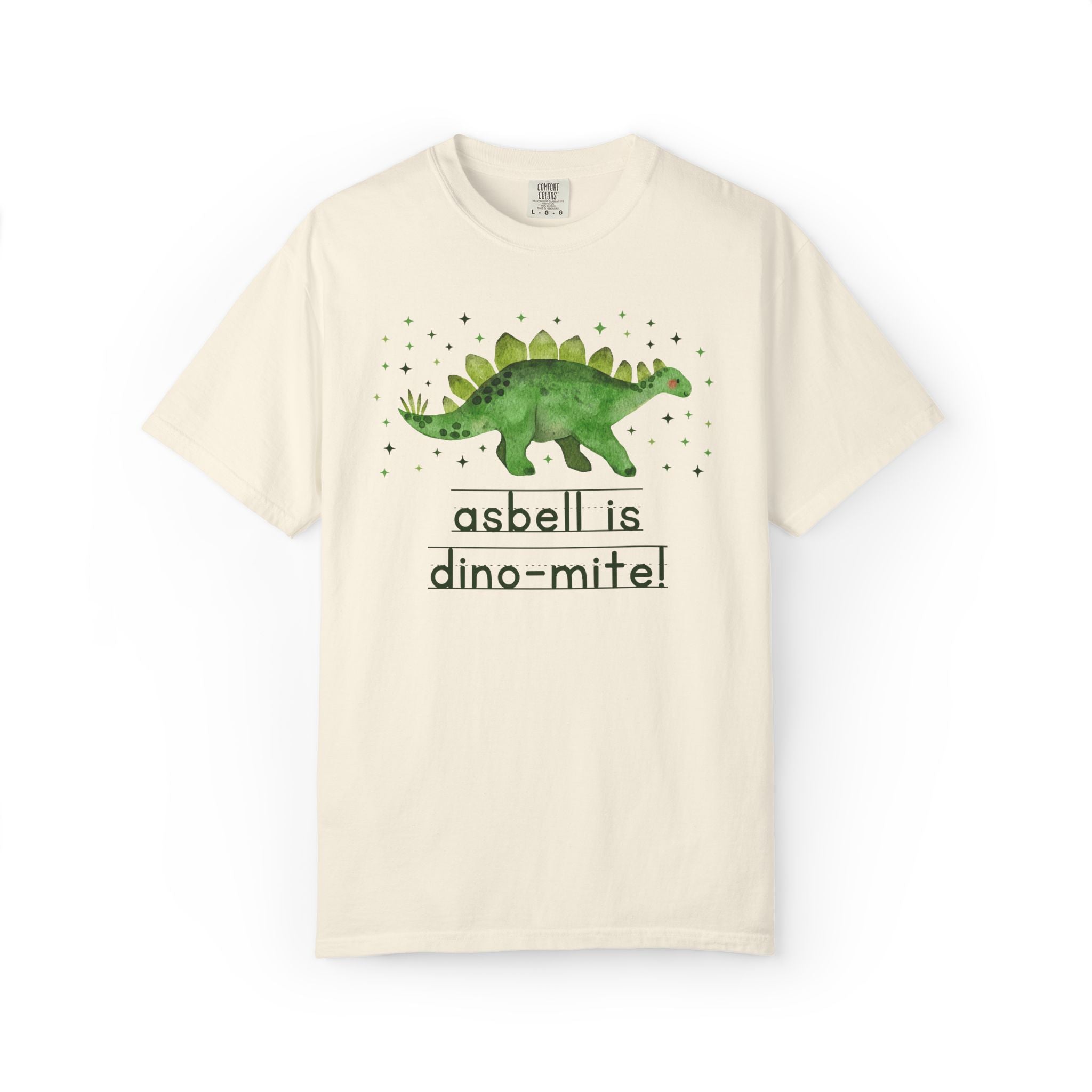 Asbell Elementary Tee Shirt: Asbell is Dino - Mite! | FPS + Opal and June T-Shirt, Fayetteville Public Schools - Opal and June
