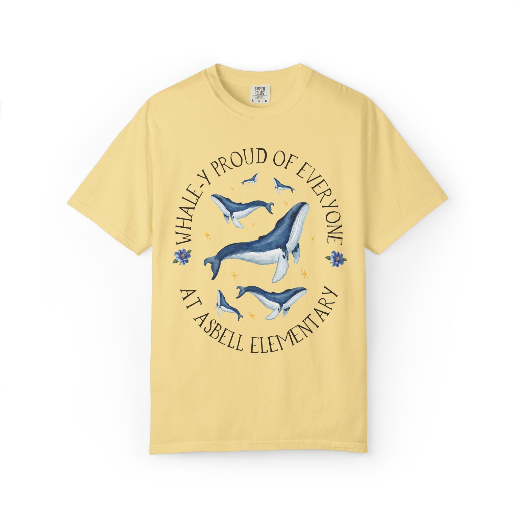 Asbell Elementary Tee Shirt: Whaley Proud | FPS + Opal and June Tee Shirt, Fayetteville Public Schools - Opal and June