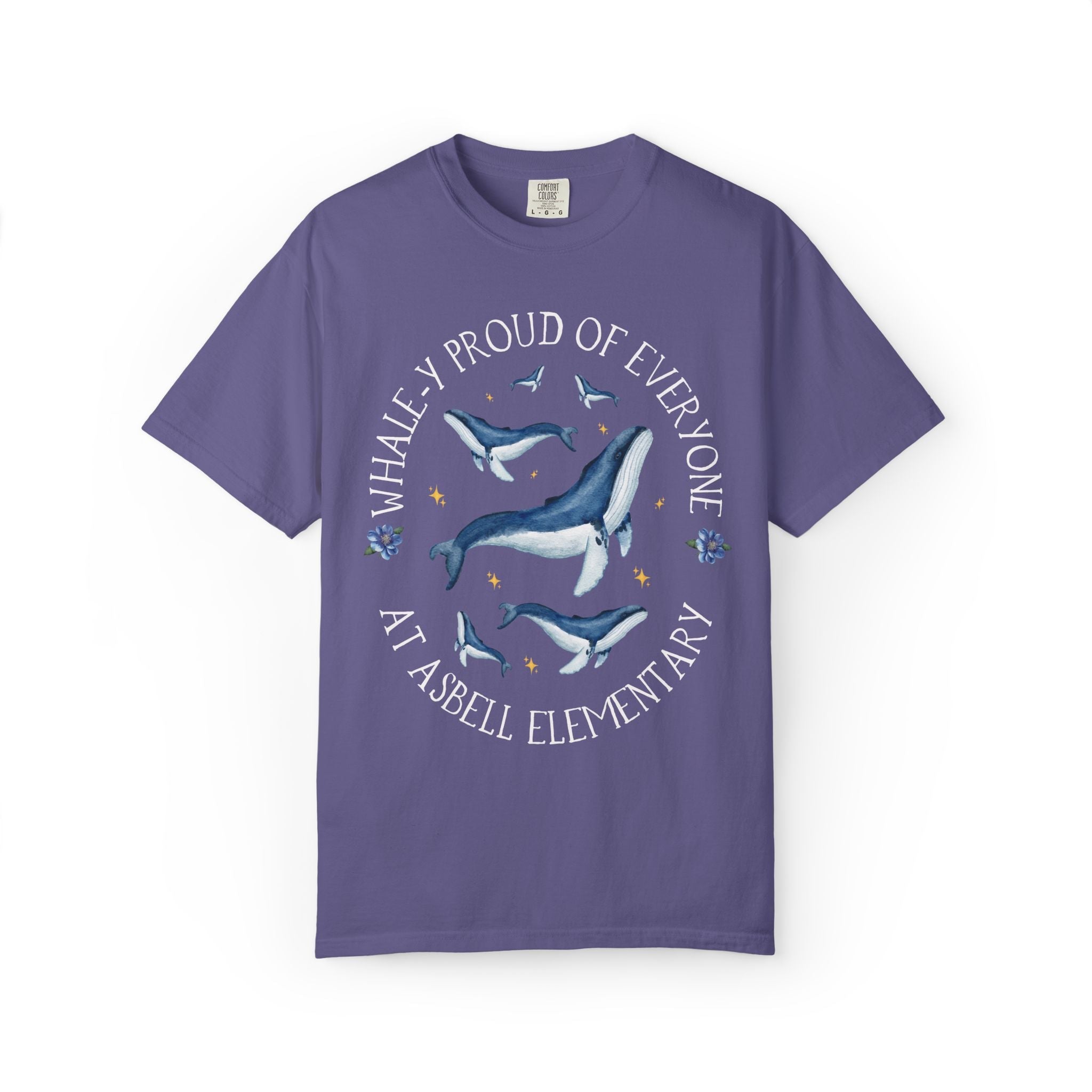 Asbell Elementary Tee Shirt: Whaley Proud | FPS + Opal and June Tee Shirt, Fayetteville Public Schools - Opal and June