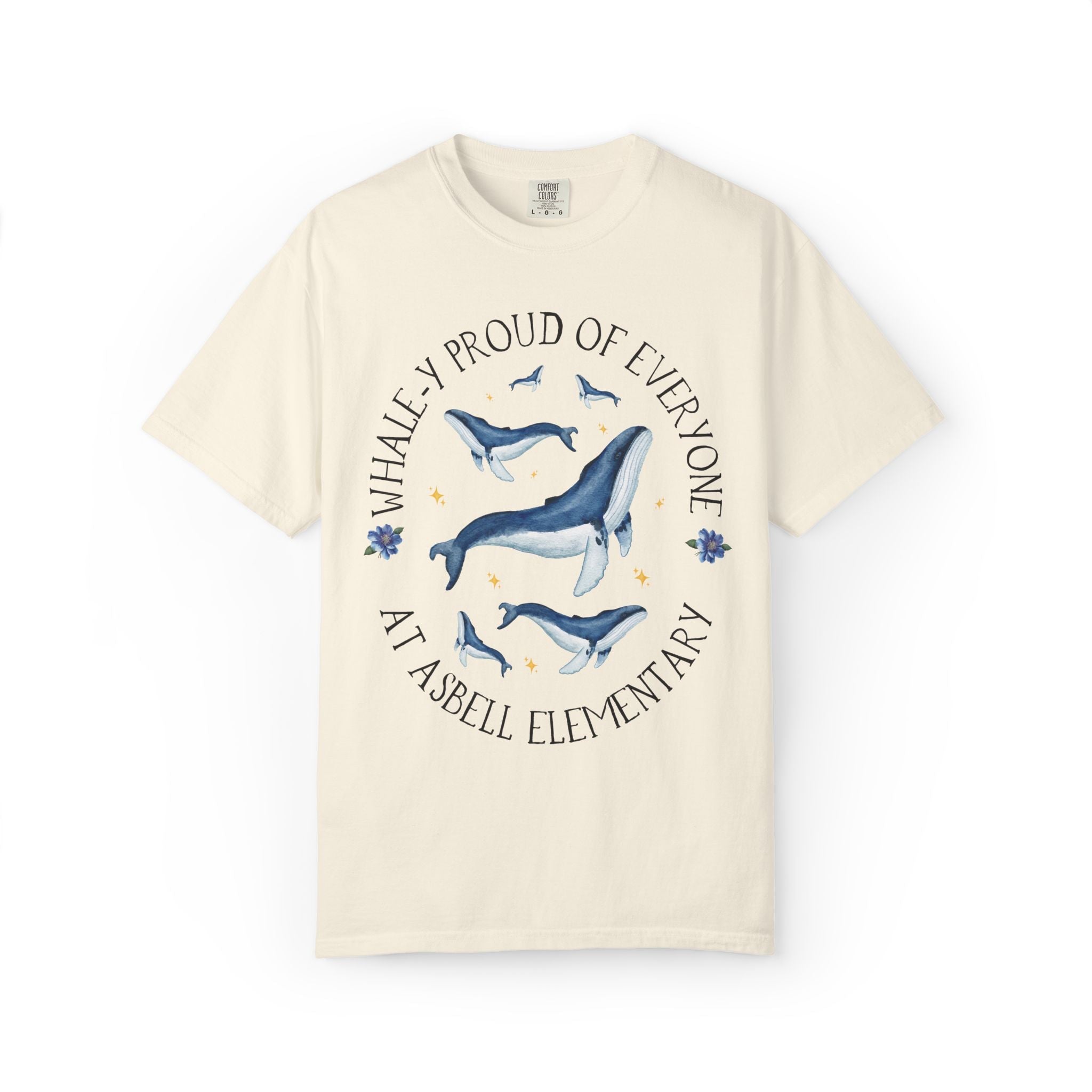 Asbell Elementary Tee Shirt: Whaley Proud | FPS + Opal and June Tee Shirt, Fayetteville Public Schools - Opal and June