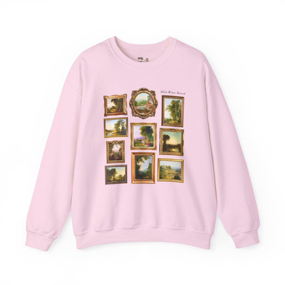Asher Brown Durand Art History Lover Sweatshirt: Famous Paintings, History of Hudson River School Art Movement, Famous American Landscapes - Opal and June