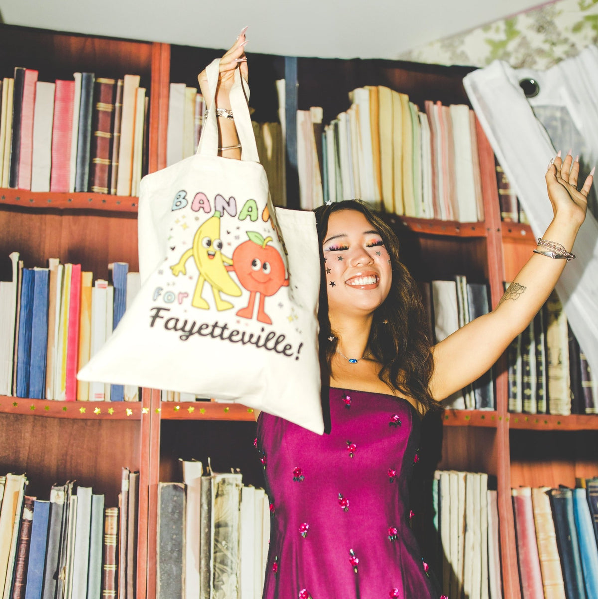 Bananas for Fayetteville Tote Bag - Opal and June