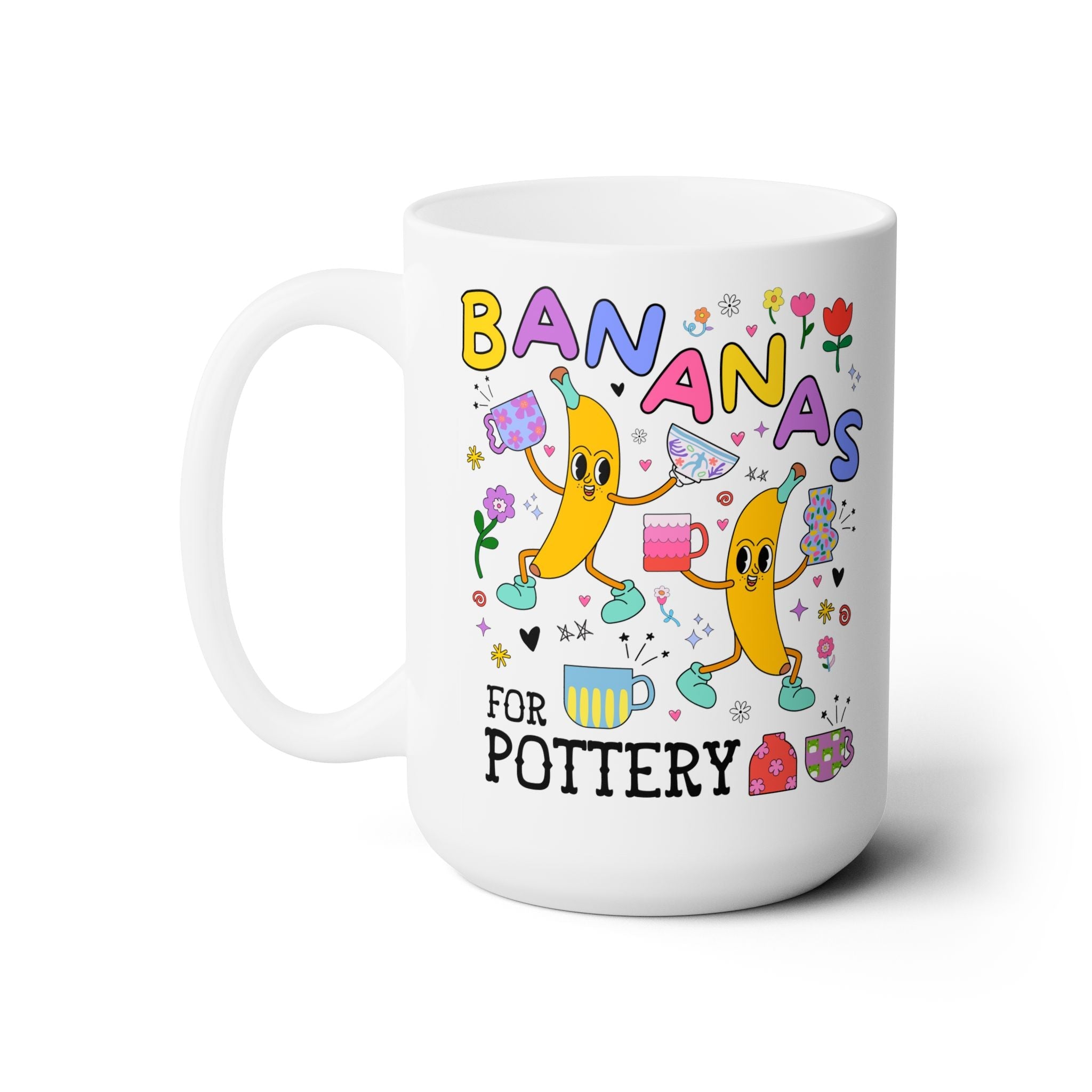 Bananas for Pottery Coffee Mug - Opal and June